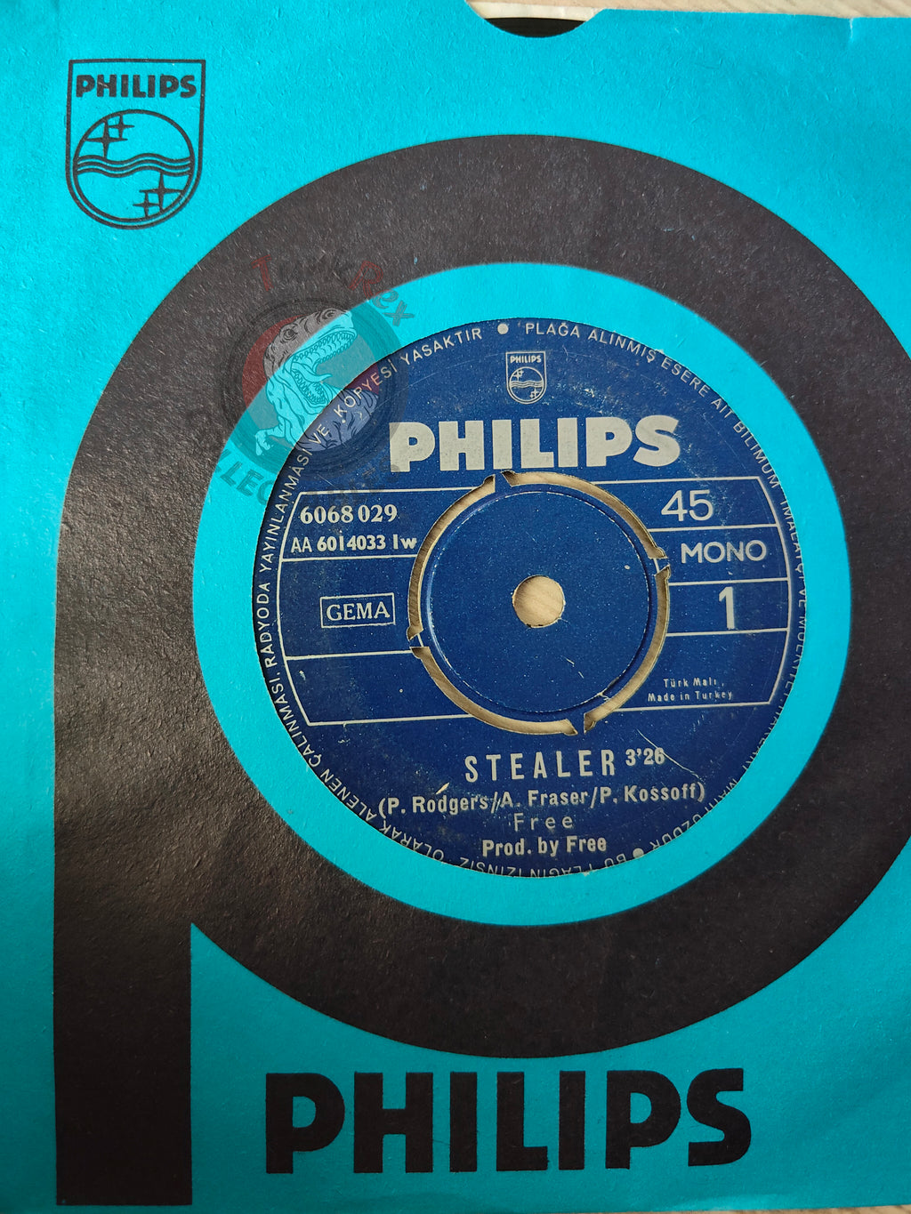 Free – Stealer 7" Turkish Pressing Vinyl Turkey Edition