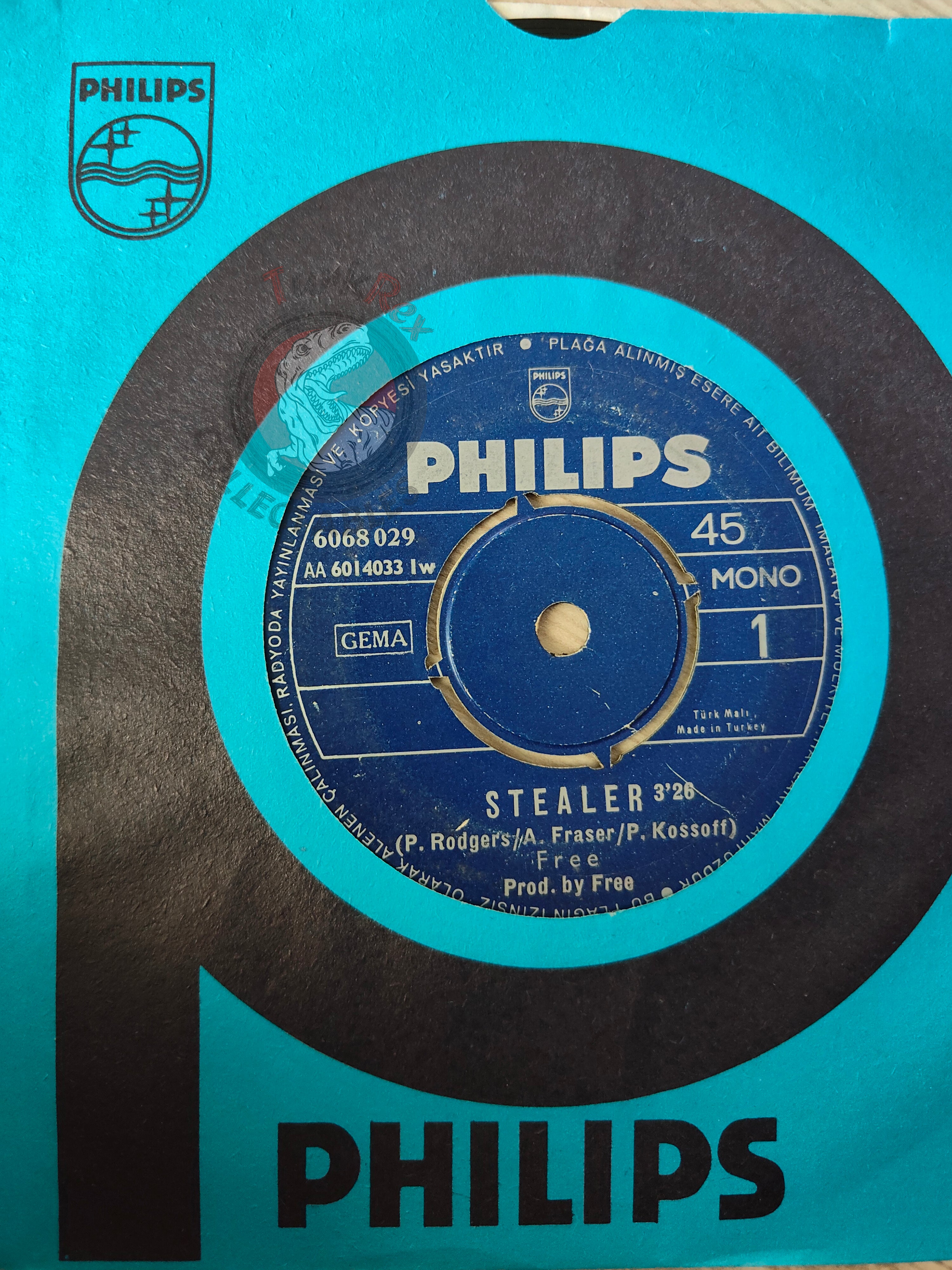 Free – Stealer 7" Turkish Pressing Vinyl Turkey Edition