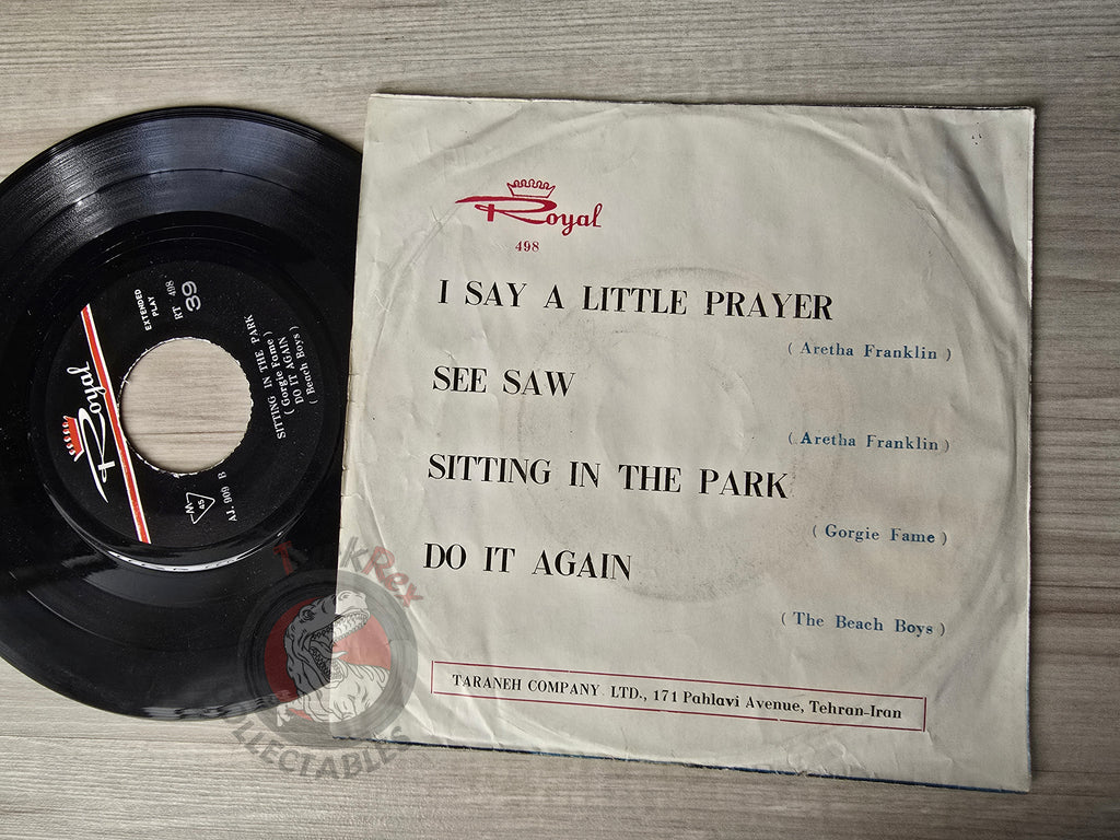 The Beach Boys / Aretha Franklin / Georgie Fame 7" Iran Pressing Vinyl Iranian Edition