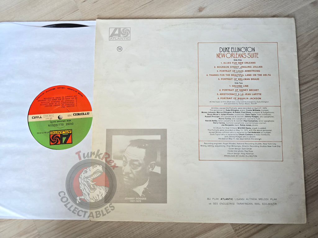 Duke Ellington – New Orleans Suite Turkish Pressing Vinyl Turkey Edition