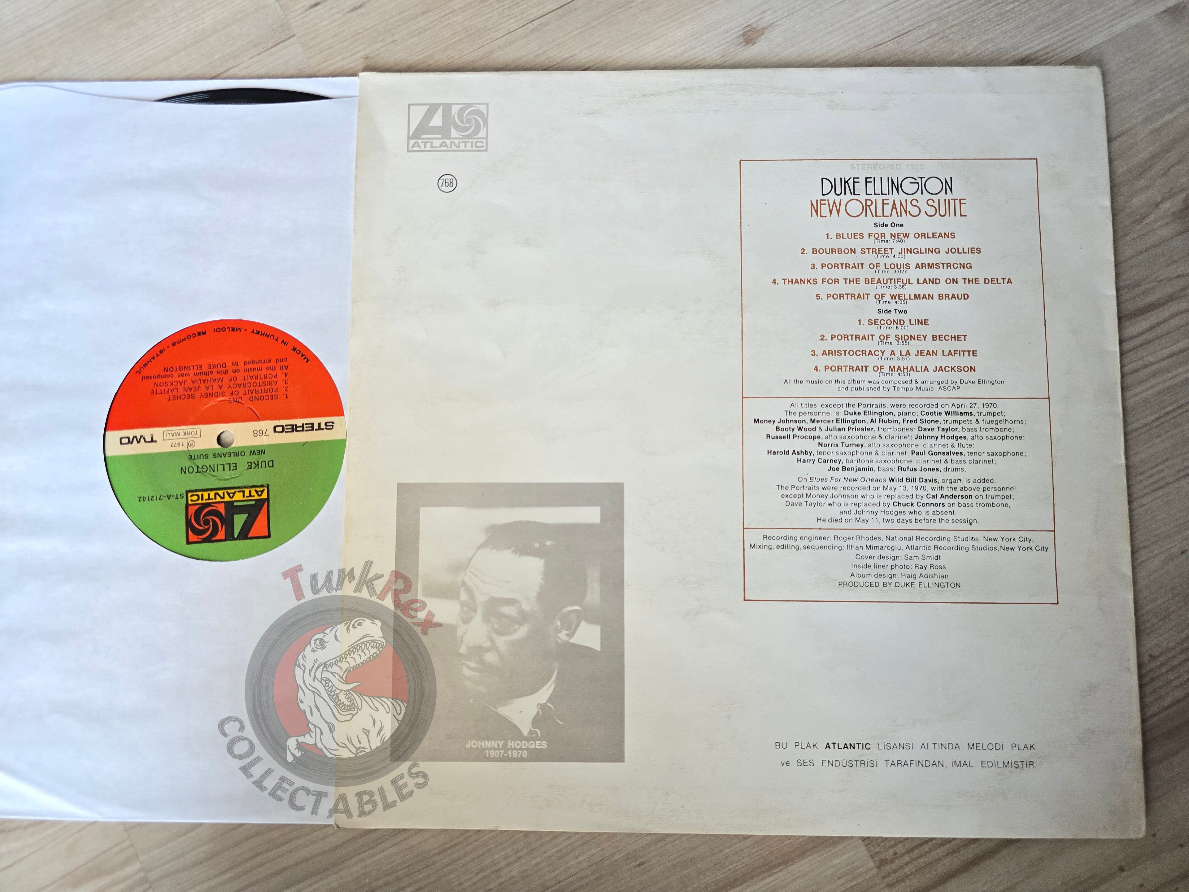 Duke Ellington – New Orleans Suite Turkish Pressing Vinyl Turkey Edition
