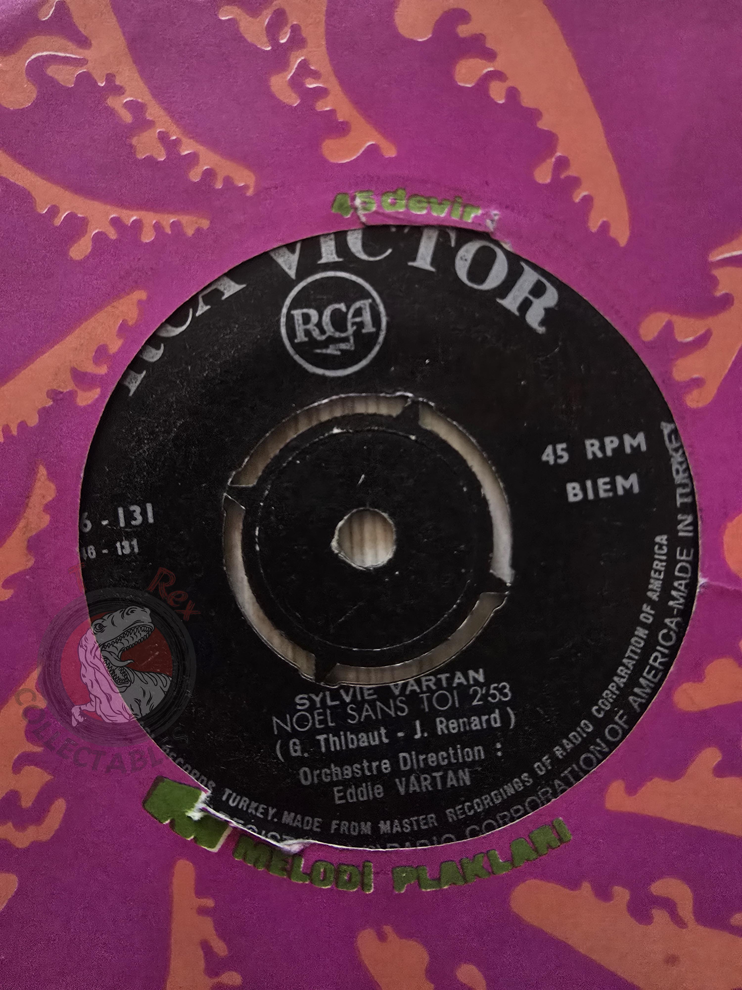 Sylvie Vartan – Par Amour, Par Pitié 7" Turkish Pressing Vinyl Turkey Edition 2