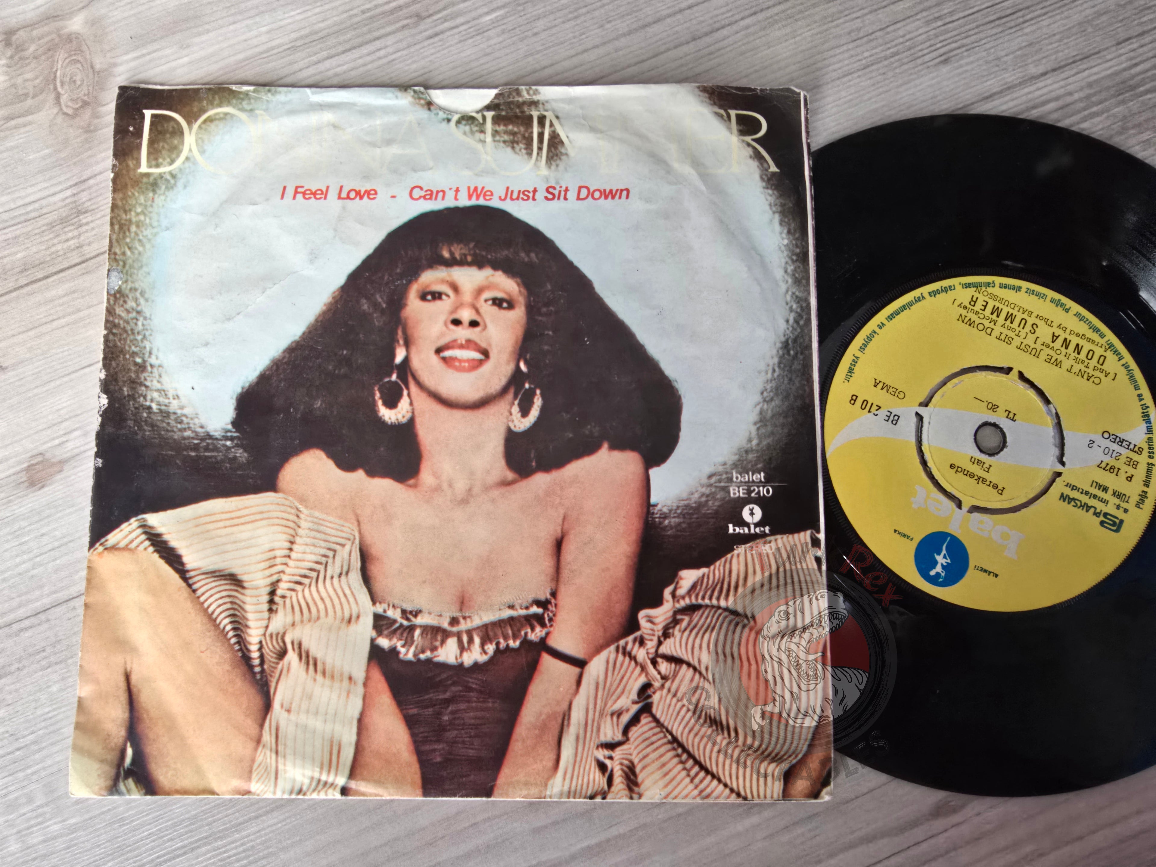 Donna Summer – I Feel Love / Can't We Just Sit Down 7" Turkish Pressing Vinyl Turkey Edition 1