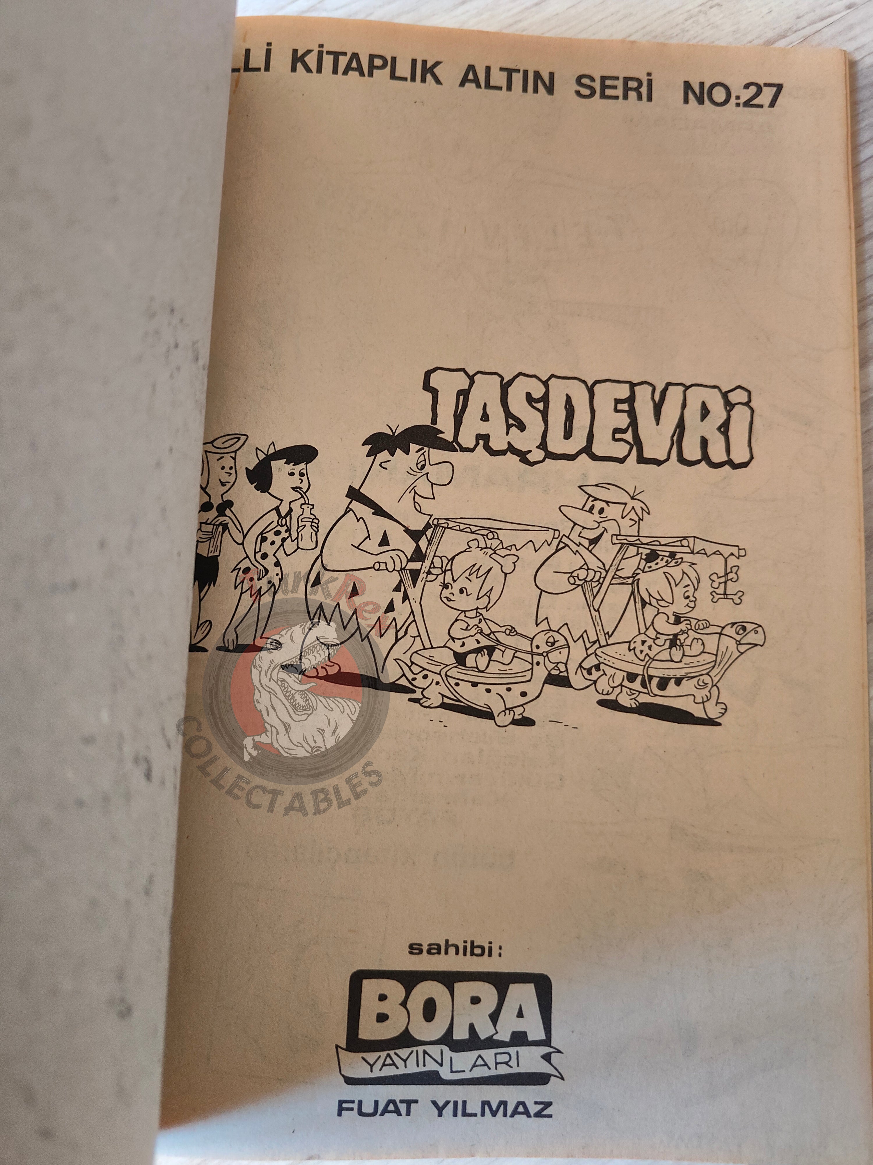 The Flintstones –  Altın Seri #27 80s Turkish Comic Turkey