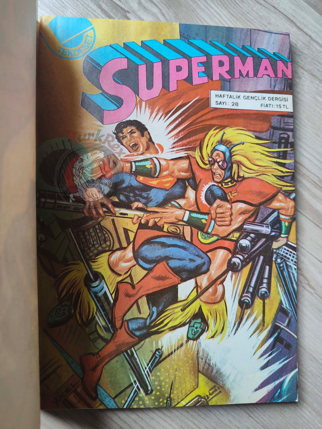 Superman Vol #10 1980s Turkish Comic Turkey #343 Action Comics #480 #481 #482 #483 #502
