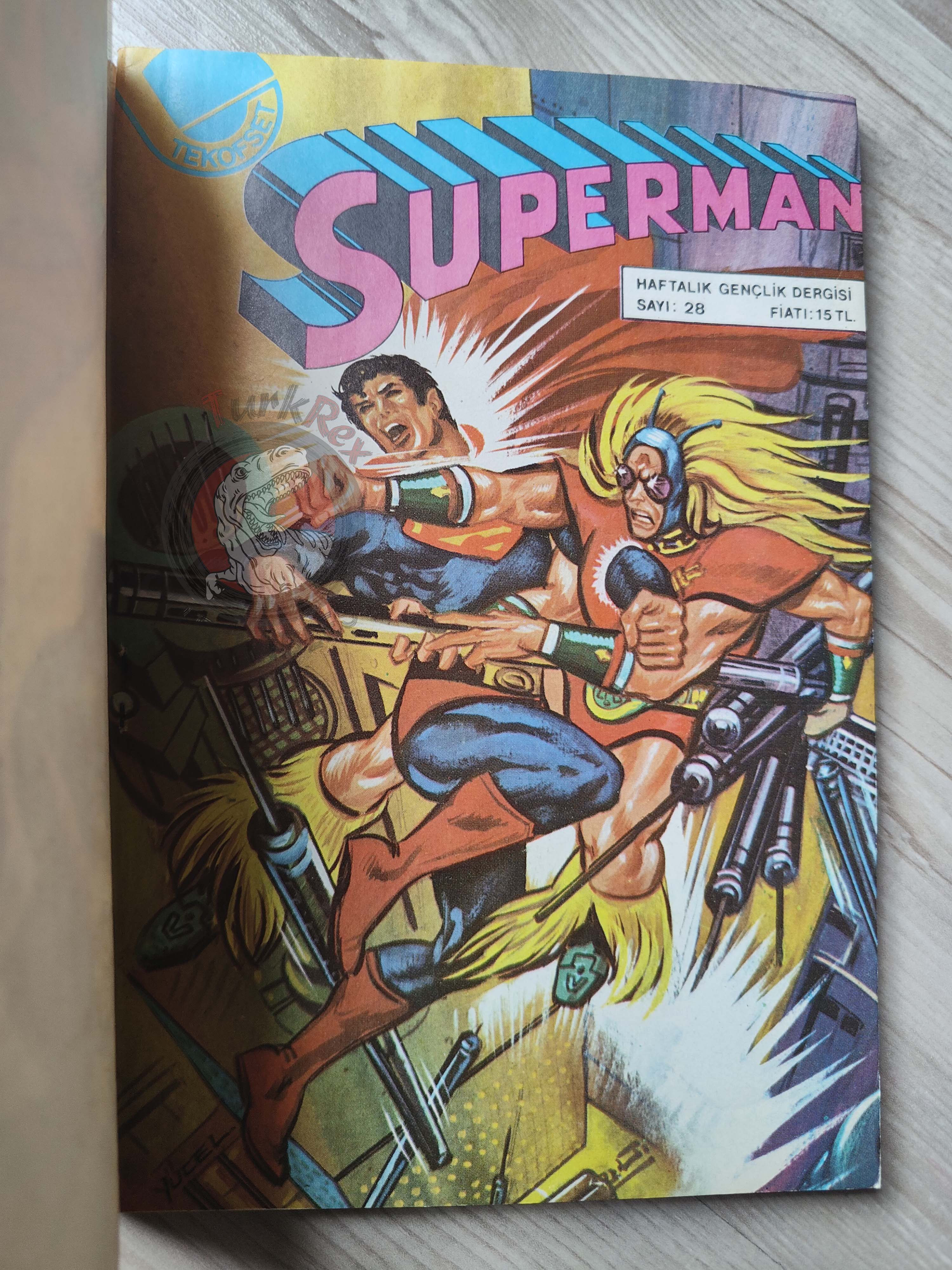 Superman Vol #10 1980s Turkish Comic Turkey #343 Action Comics #480 #481 #482 #483 #502
