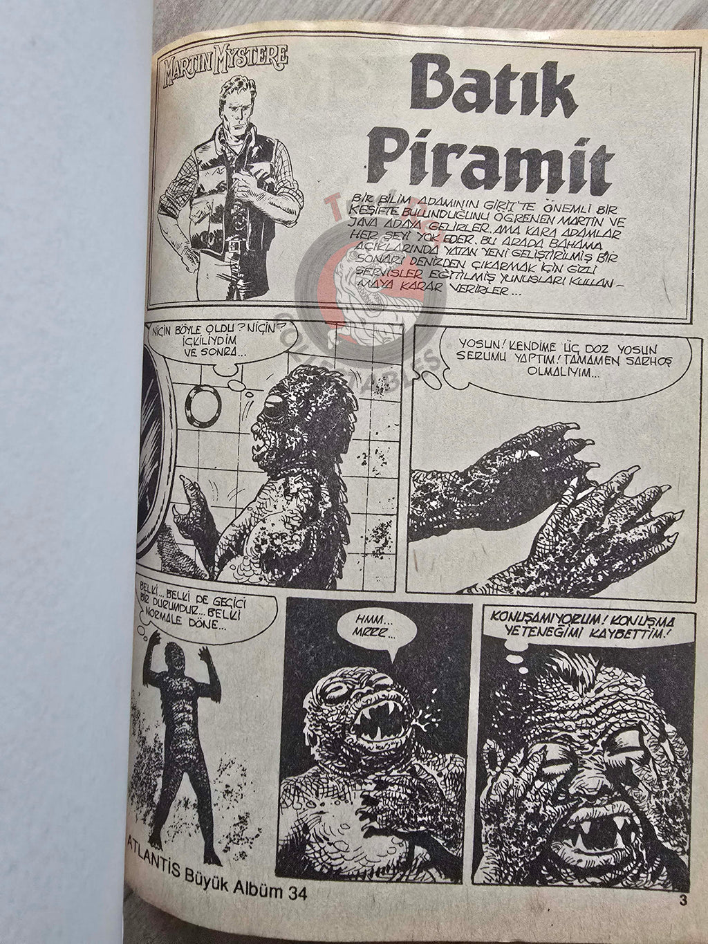 Martin Mystère #34 Assurdi Universi 80s Turkish Comic Turkey #82 #84 #86