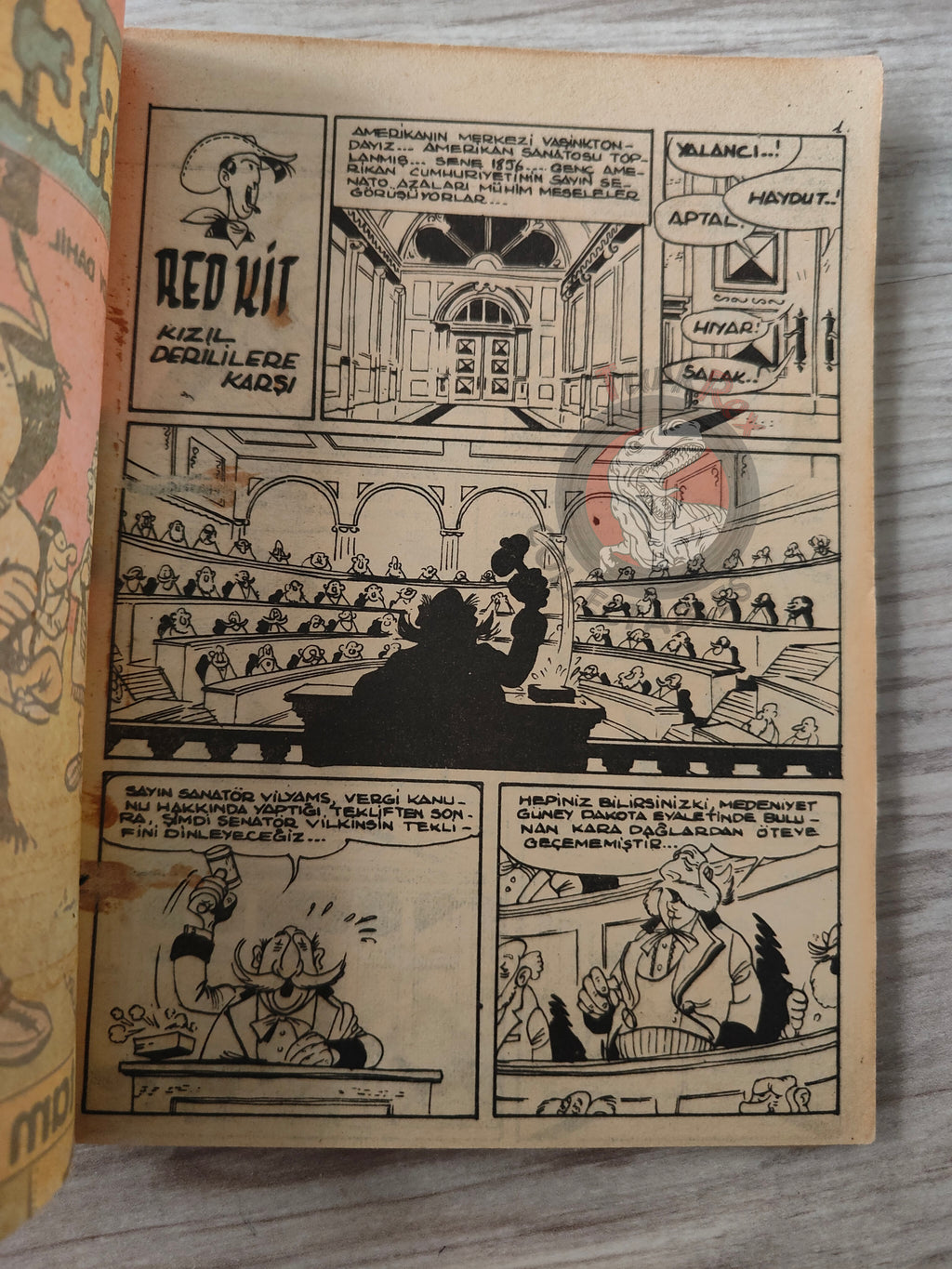 Lucky Luke #139 Les Collines noires 1986Turkish Comic Turkey