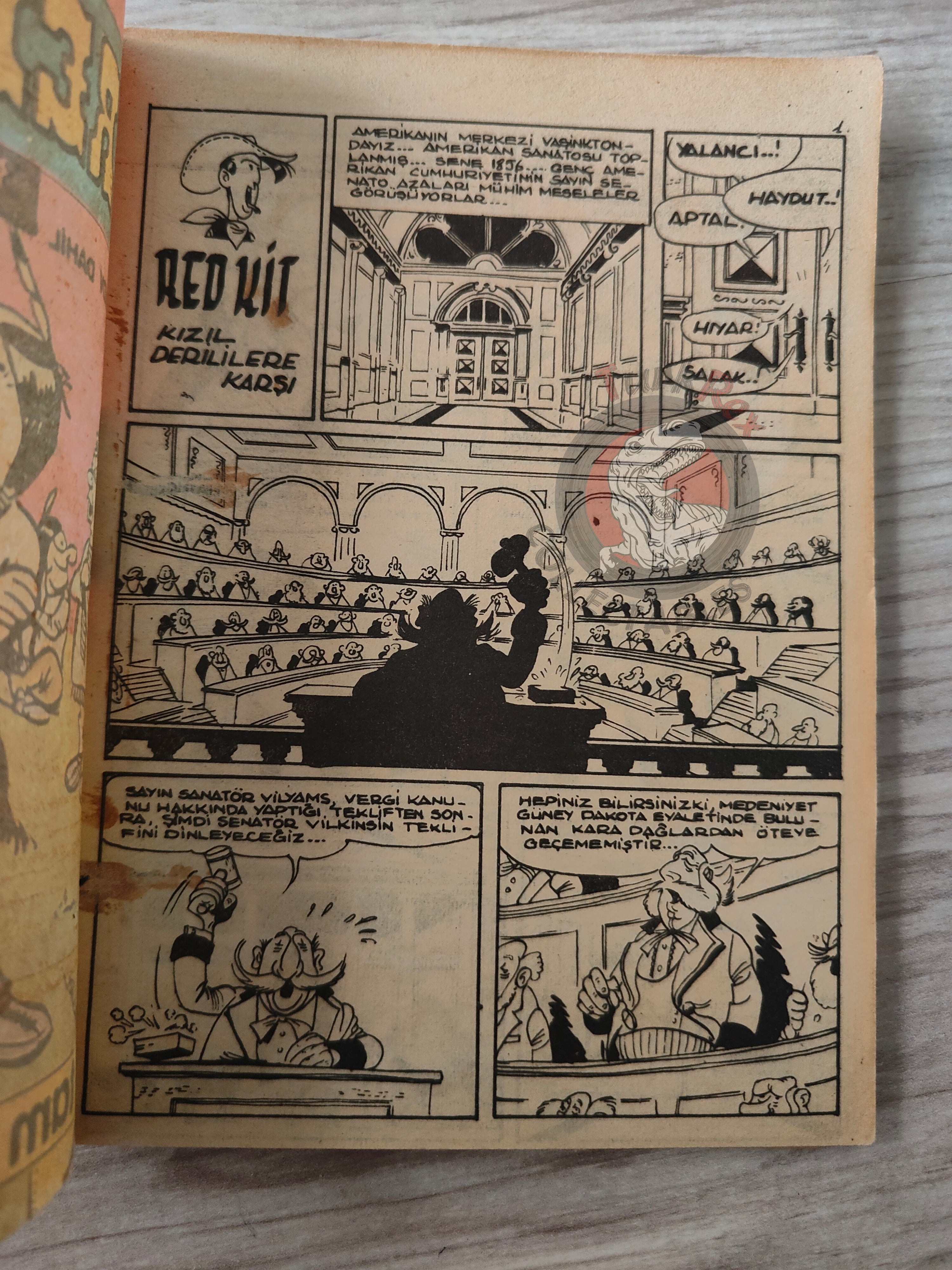 Lucky Luke #139 Les Collines noires 1986Turkish Comic Turkey