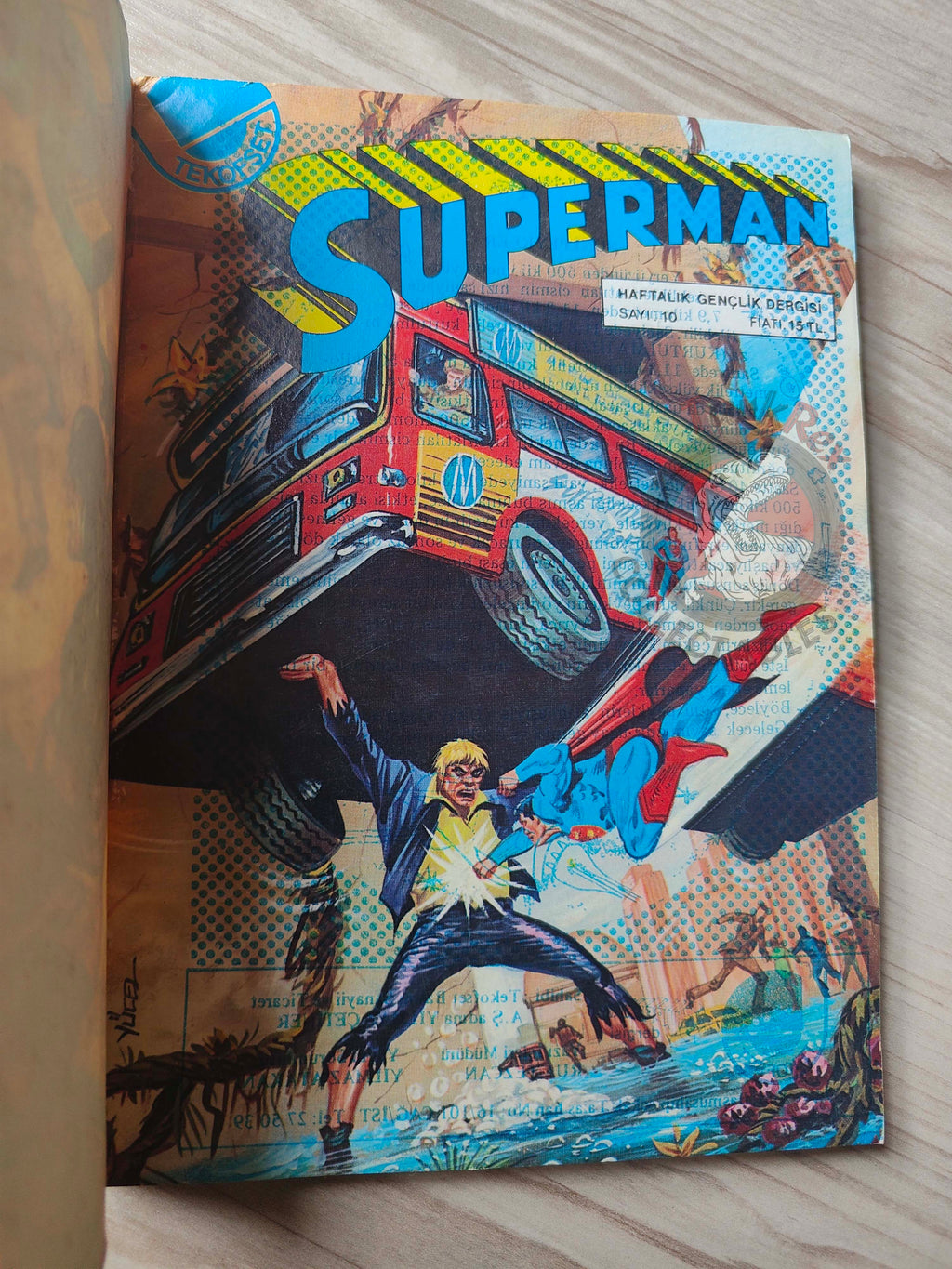 Superman Vol #4 1980s Turkish Comic Turkey #301 #302 #303 #328 Family #192 #193