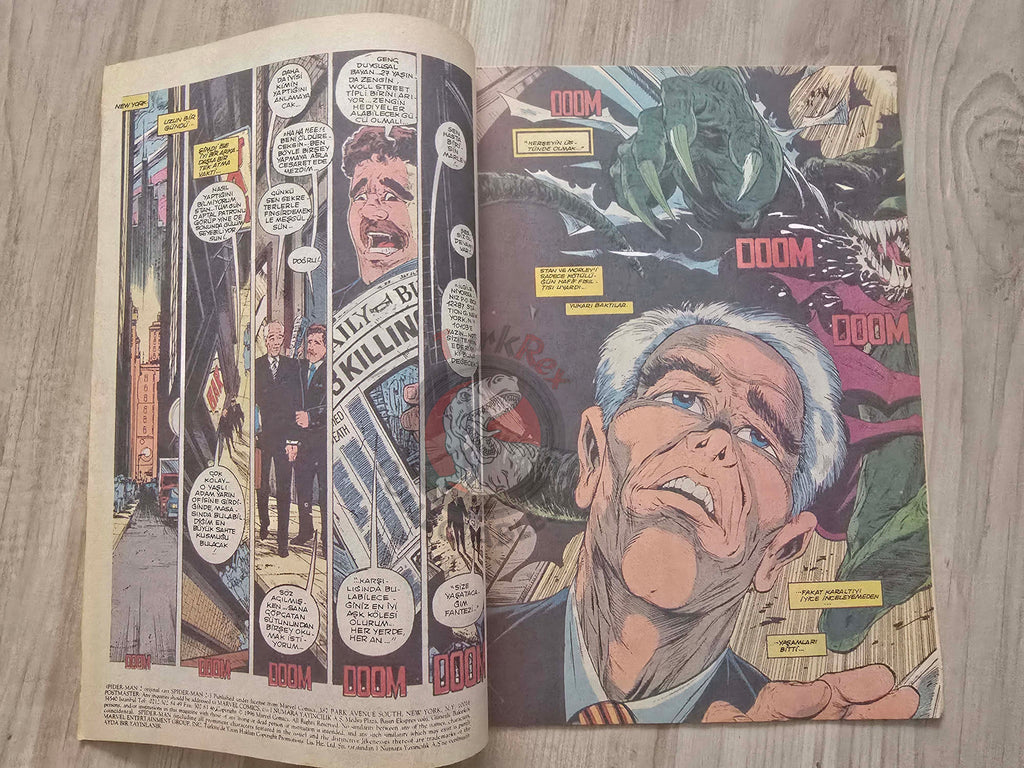 Spider-Man #4 1990s Turkish Comic Turkey Spider-Man #2 Todd McFarlane