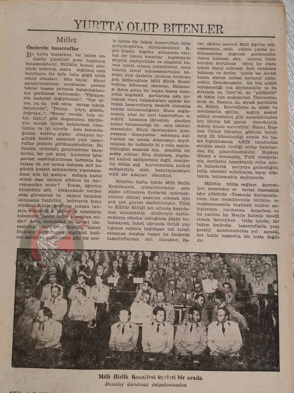 Akis 1960 John F. Kennedy Turkish Magazine Turkey United States Election