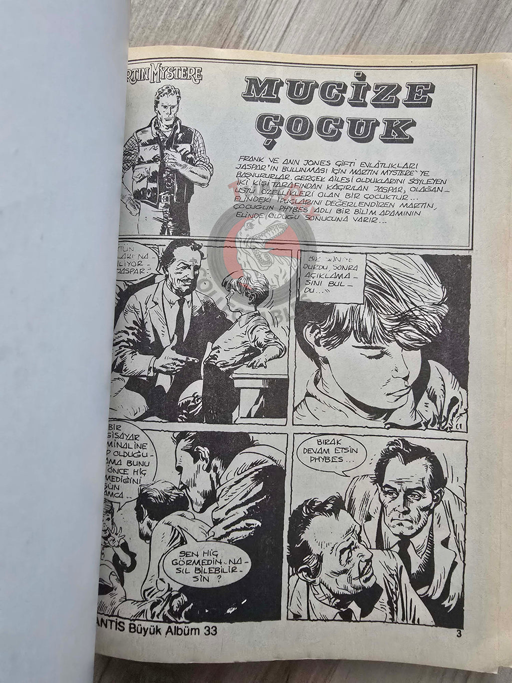 Martin Mystère #33 Il Ragazzo Prodigio 80s Turkish Comic Turkey #78 #82