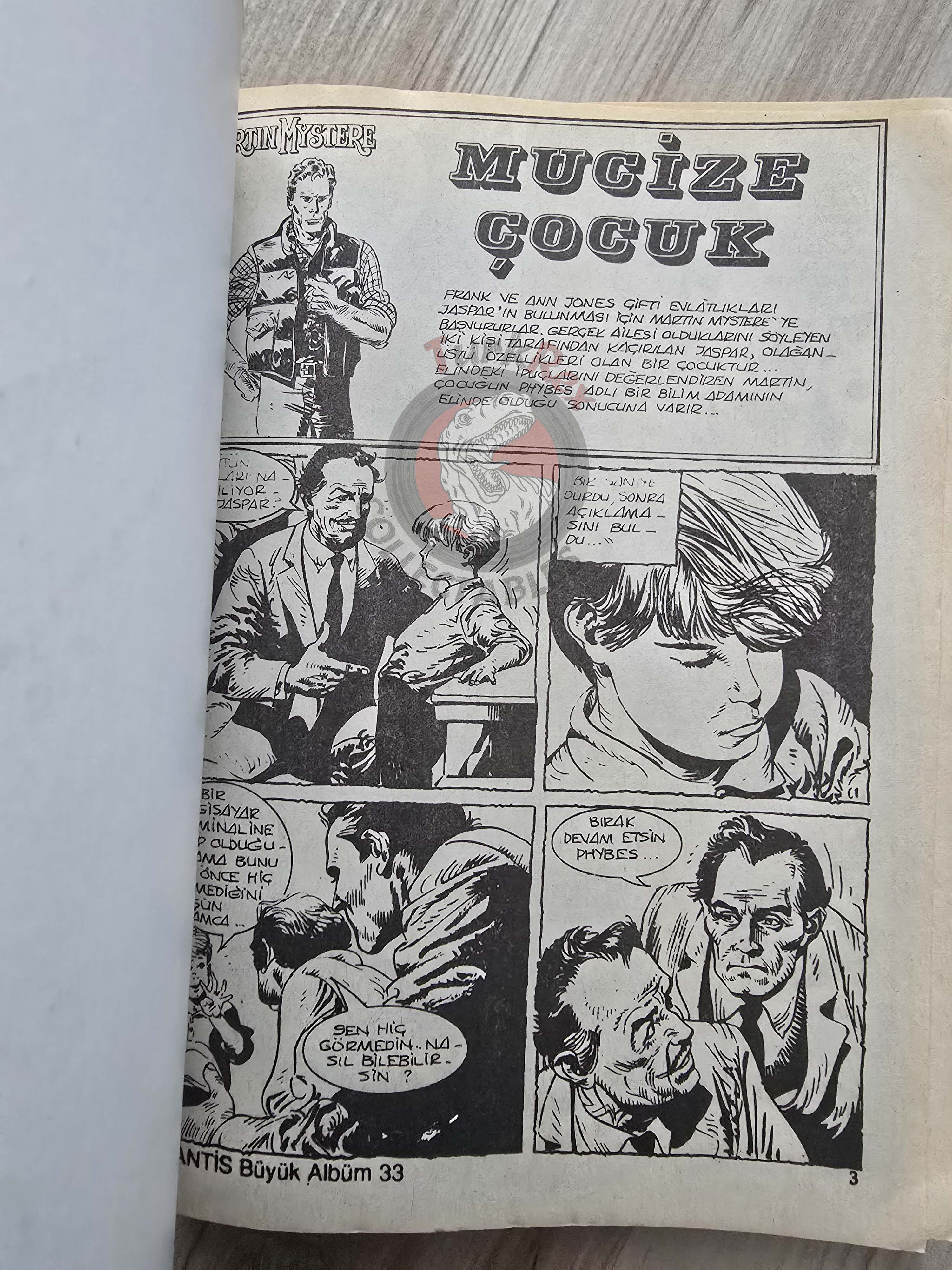 Martin Mystère #33 Il Ragazzo Prodigio 80s Turkish Comic Turkey #78 #82