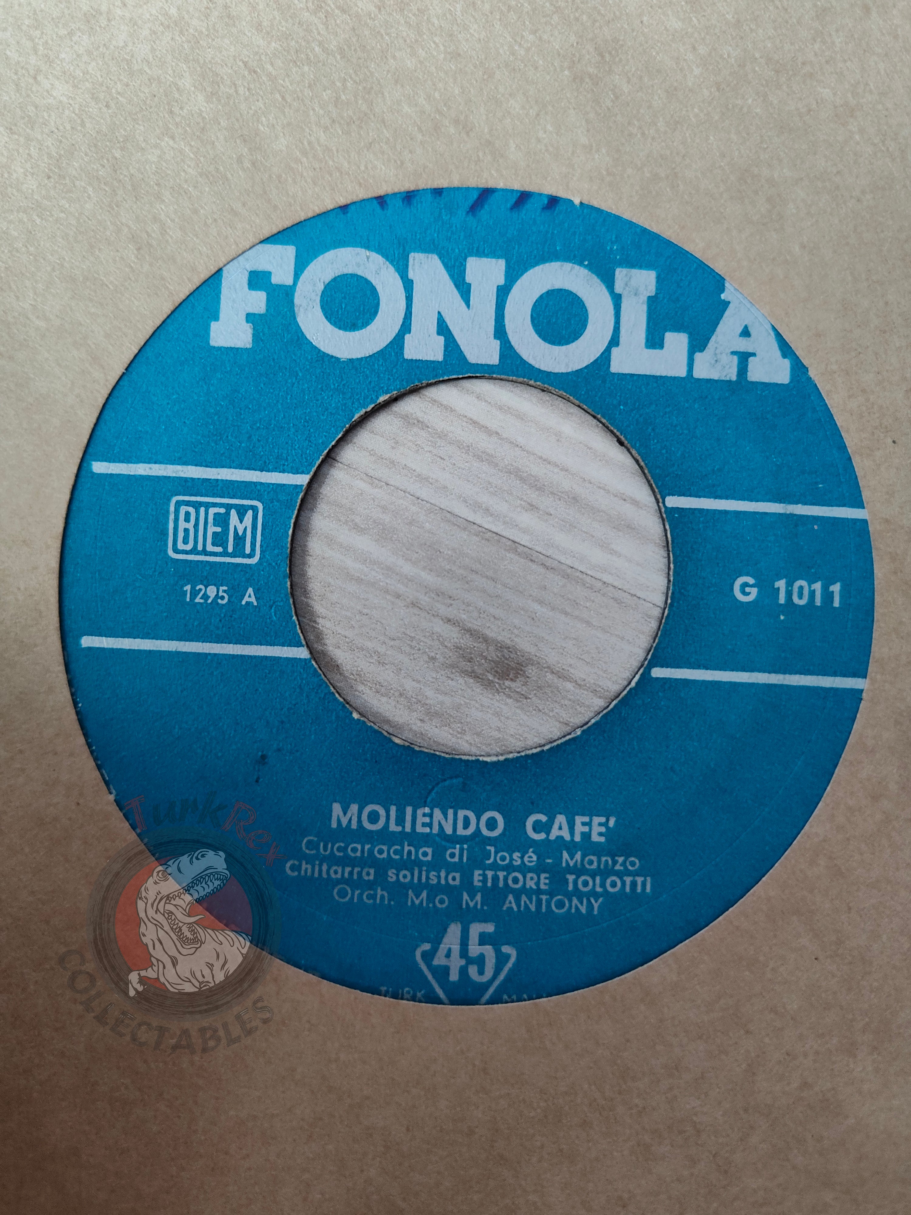 Orchestra Marco Antony & Renata – Come Te Non C'e Nessuno 7" Turkish Pressing Vinyl Turkey Edition