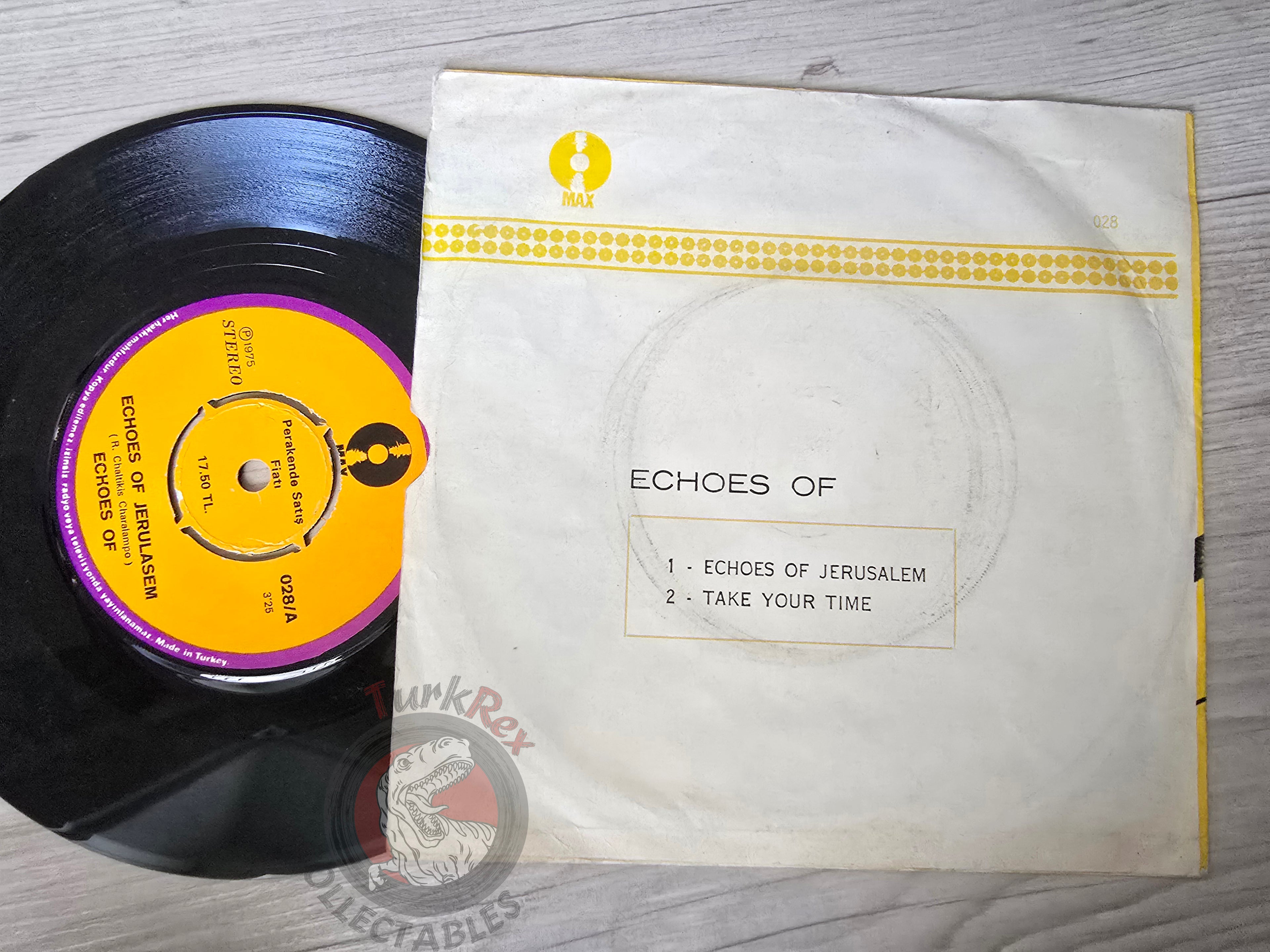 Echoes Of – Echoes Of Jerusalem 7" Turkish Pressing Vinyl Turkey Edition