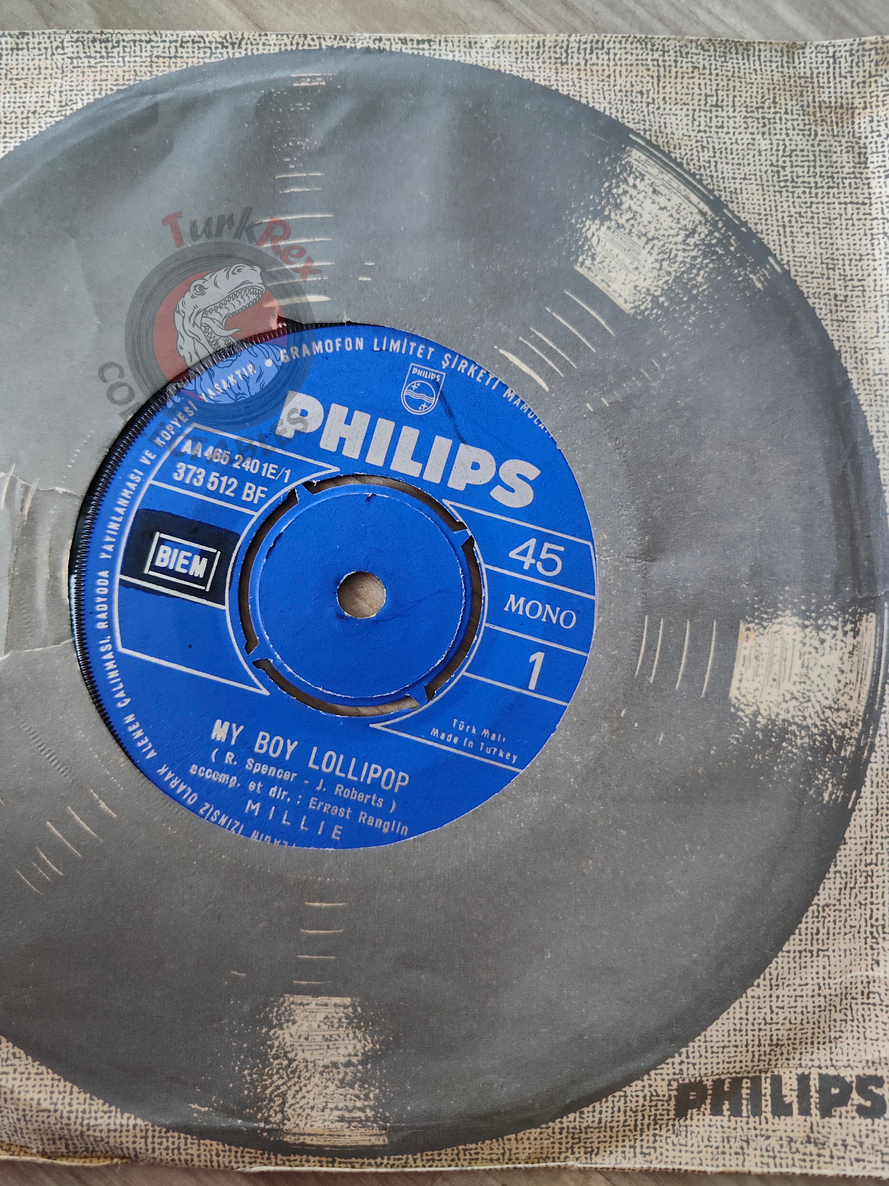 Millie – My Boy Lollipop 7" Turkish Pressing Vinyl Turkey Edition