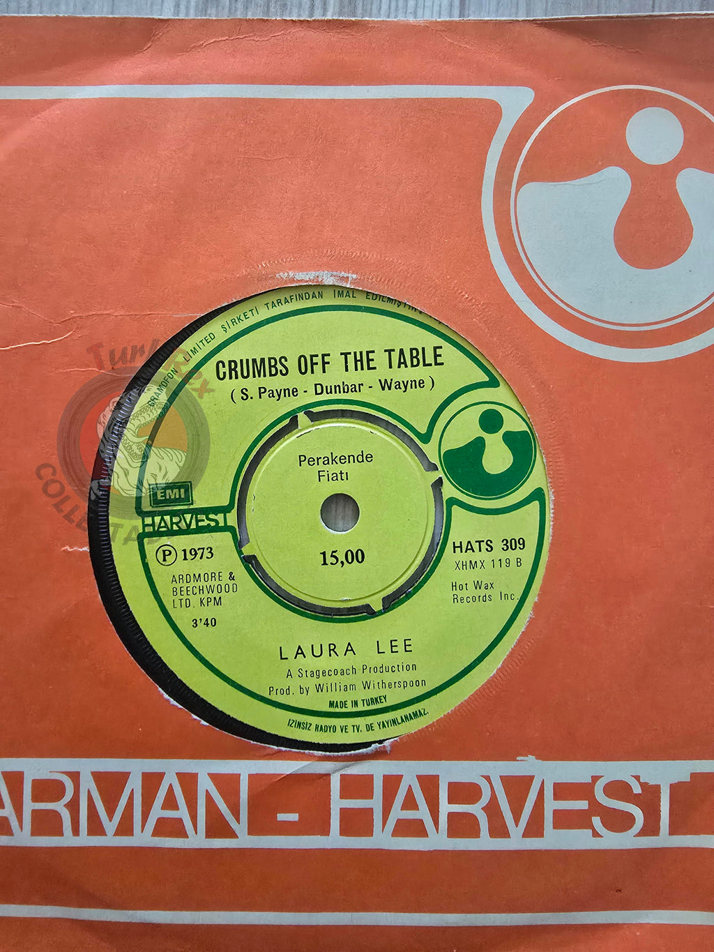 Laura Lee – You've Got To Save Me 7" Turkish Pressing Vinyl Turkey Edition