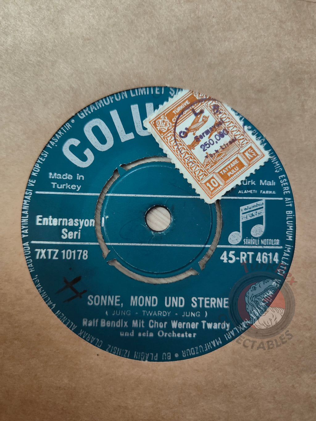 Ralf Bendix und Klein-Elisabeth – Babysitter. Boogie 7" Turkish Pressing Vinyl Turkey Edition