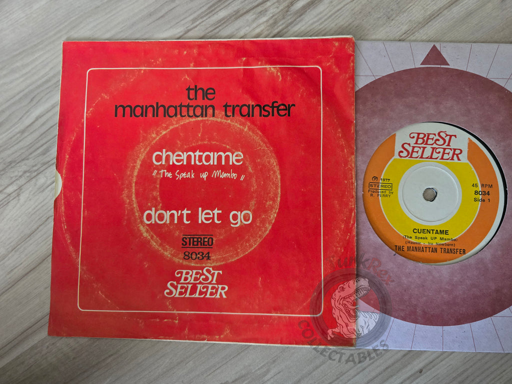 The Manhattan Transfer – Cuentame (The Speak Up Mambo) 7" Turkish Pressing Vinyl Turkey Edition