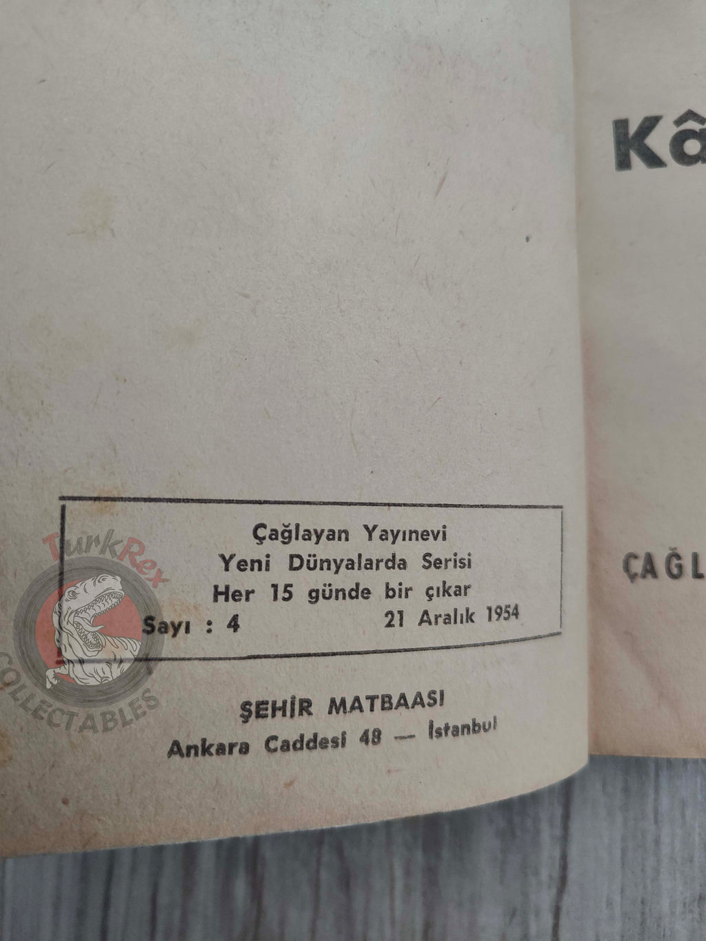 Isaac Asimov – Empire / The Currents of Space 1971 1st Turkish Book Turkey