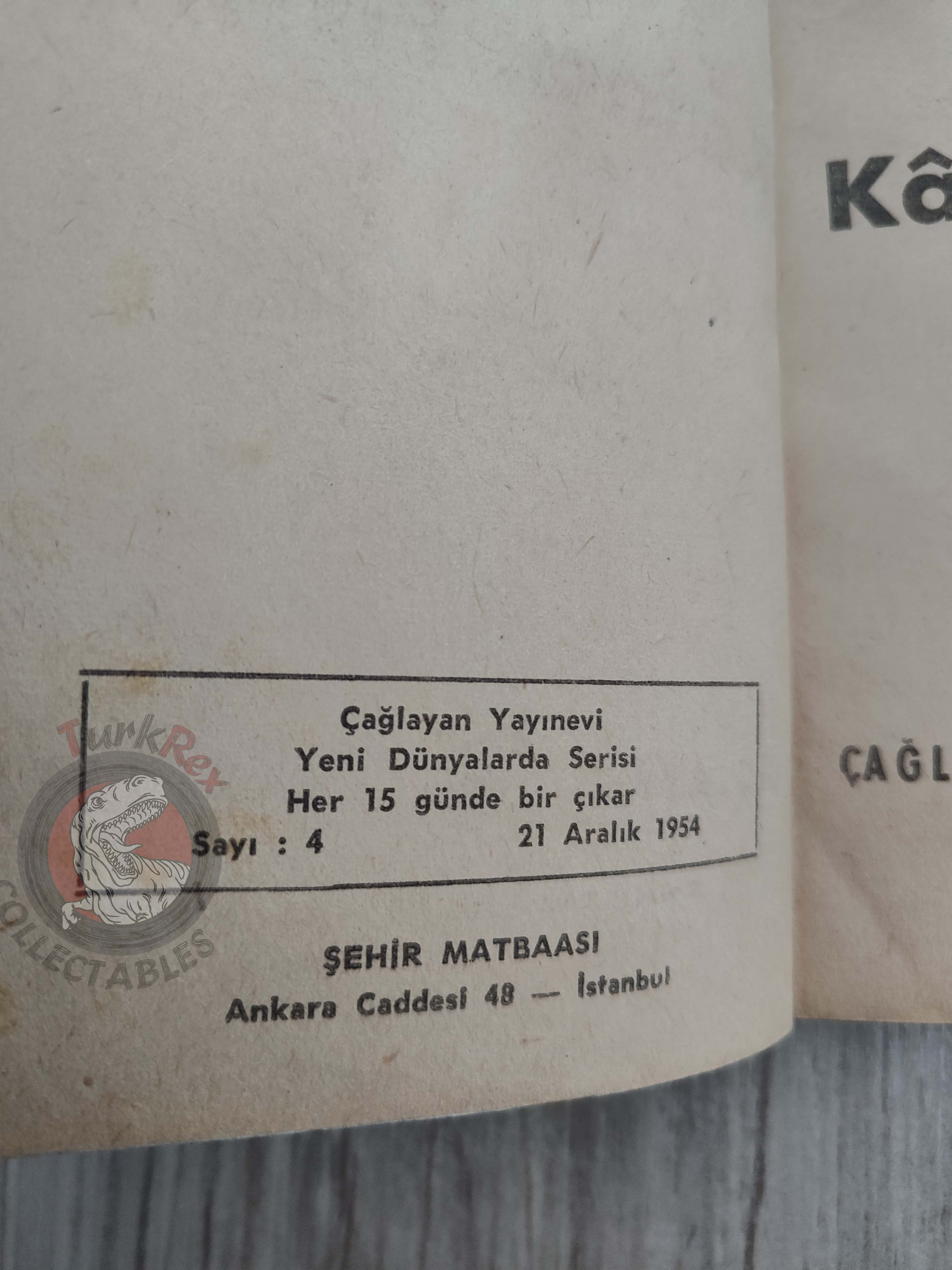 Isaac Asimov – Empire / The Currents of Space 1971 1st Turkish Book Turkey