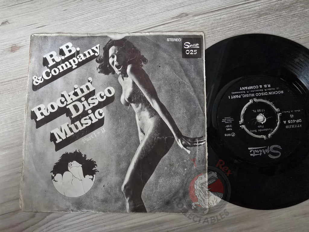 R. B. & Company – Rockin' Disco Music 7" Turkish Pressing Vinyl Turkey Edition