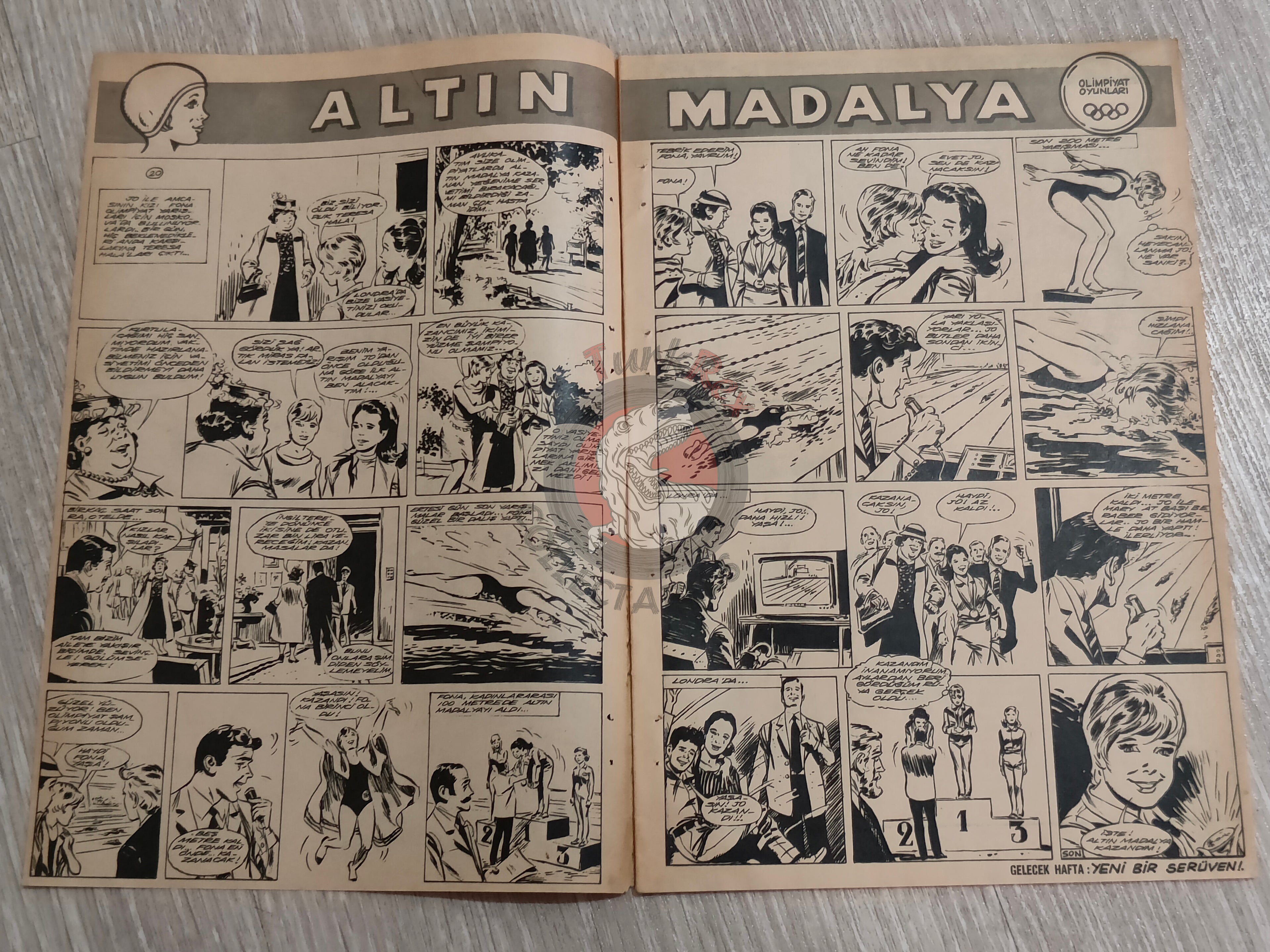 Doğan Kardeş 1971 Magazine #9 Turkish Comic Turkey Suske en Wiske Pantera Negra Tarzan
