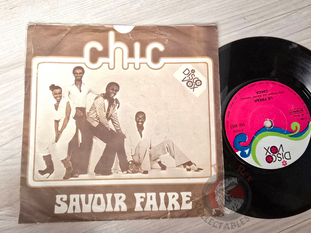Chic – Savoir Faire / Le Freak 7" Turkish Pressing Vinyl Turkey Edition