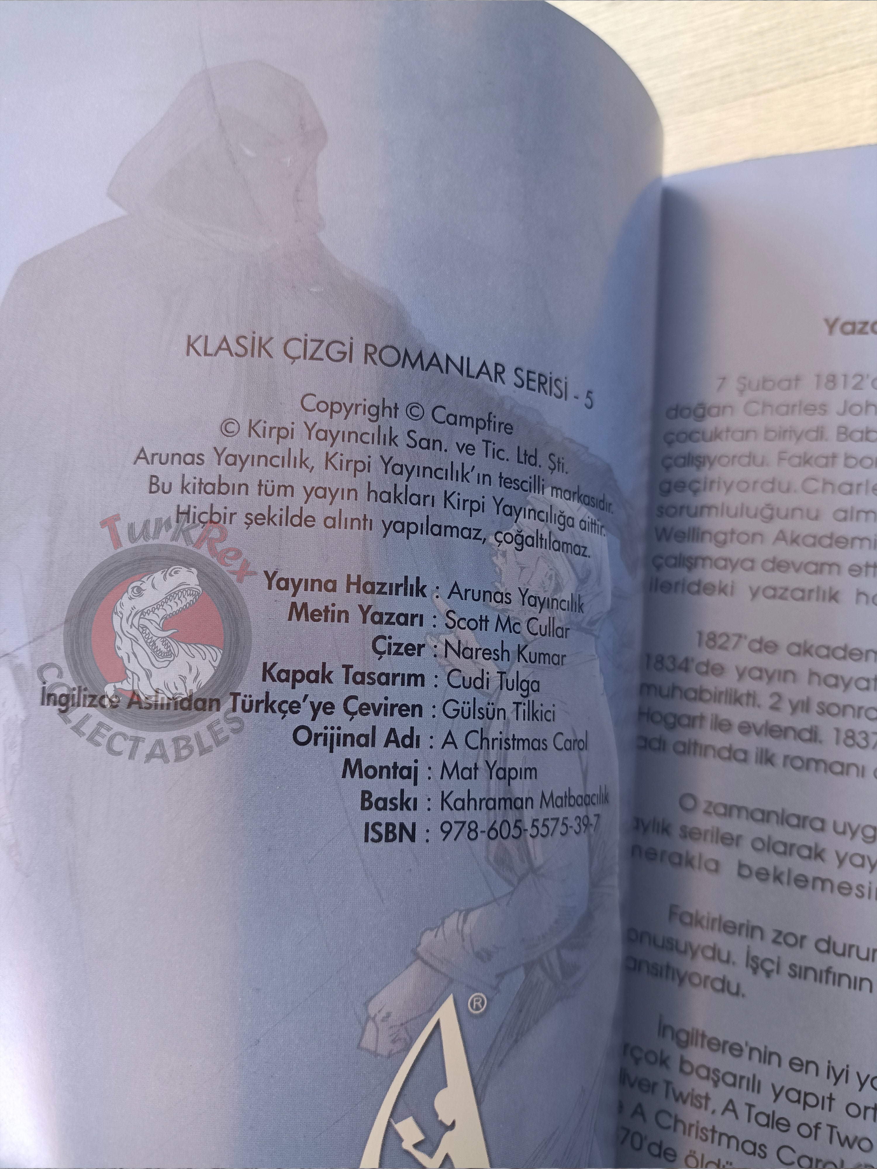 A Christmas Carol – Charles Dickens Turkish Comic Turkey Campfire Classics