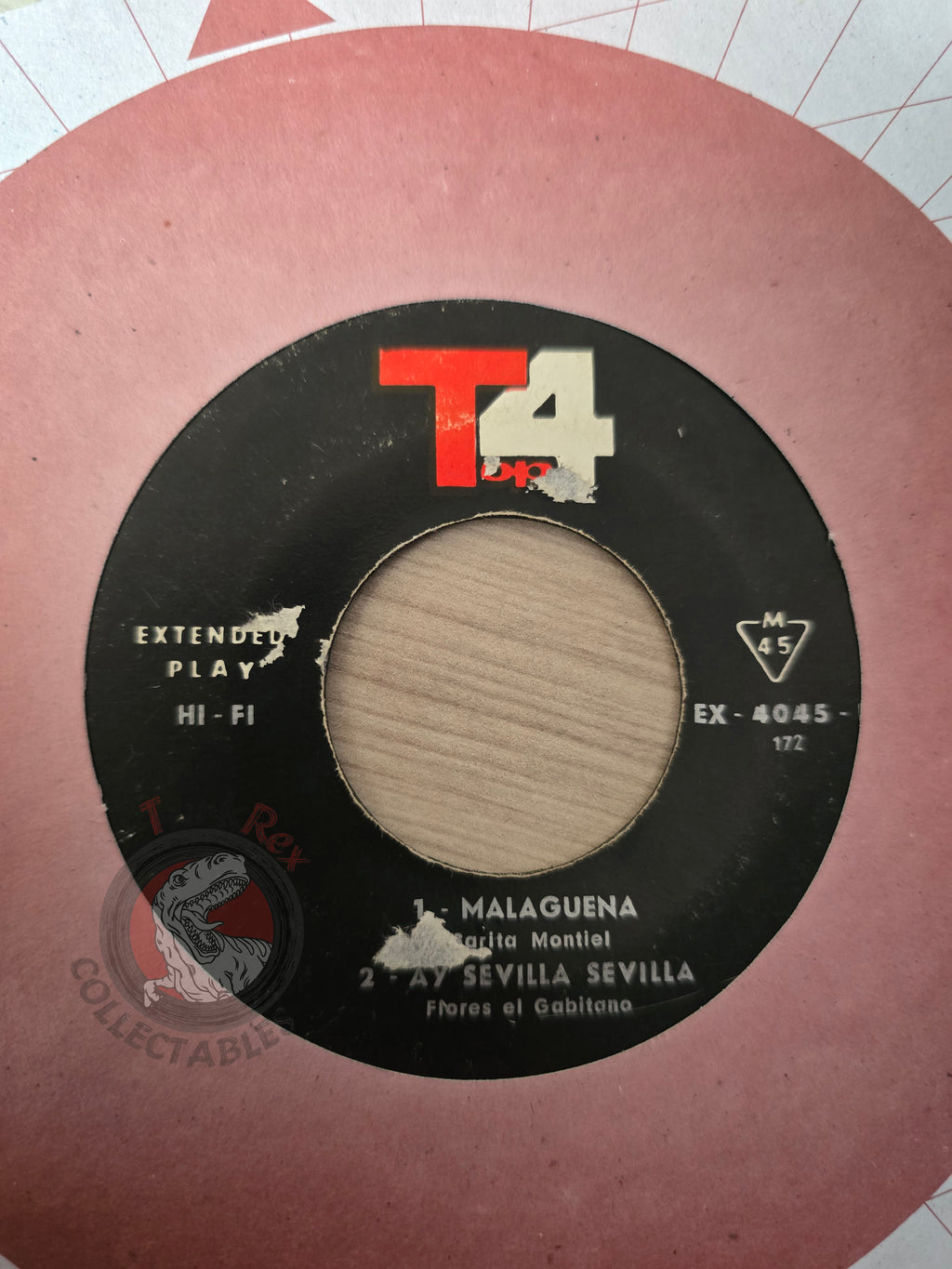 Pepita Fernandez / Dolores Abril / Sara Montiel / Flores El Gaditano 7" Iran Pressing Vinyl Iranian Edition