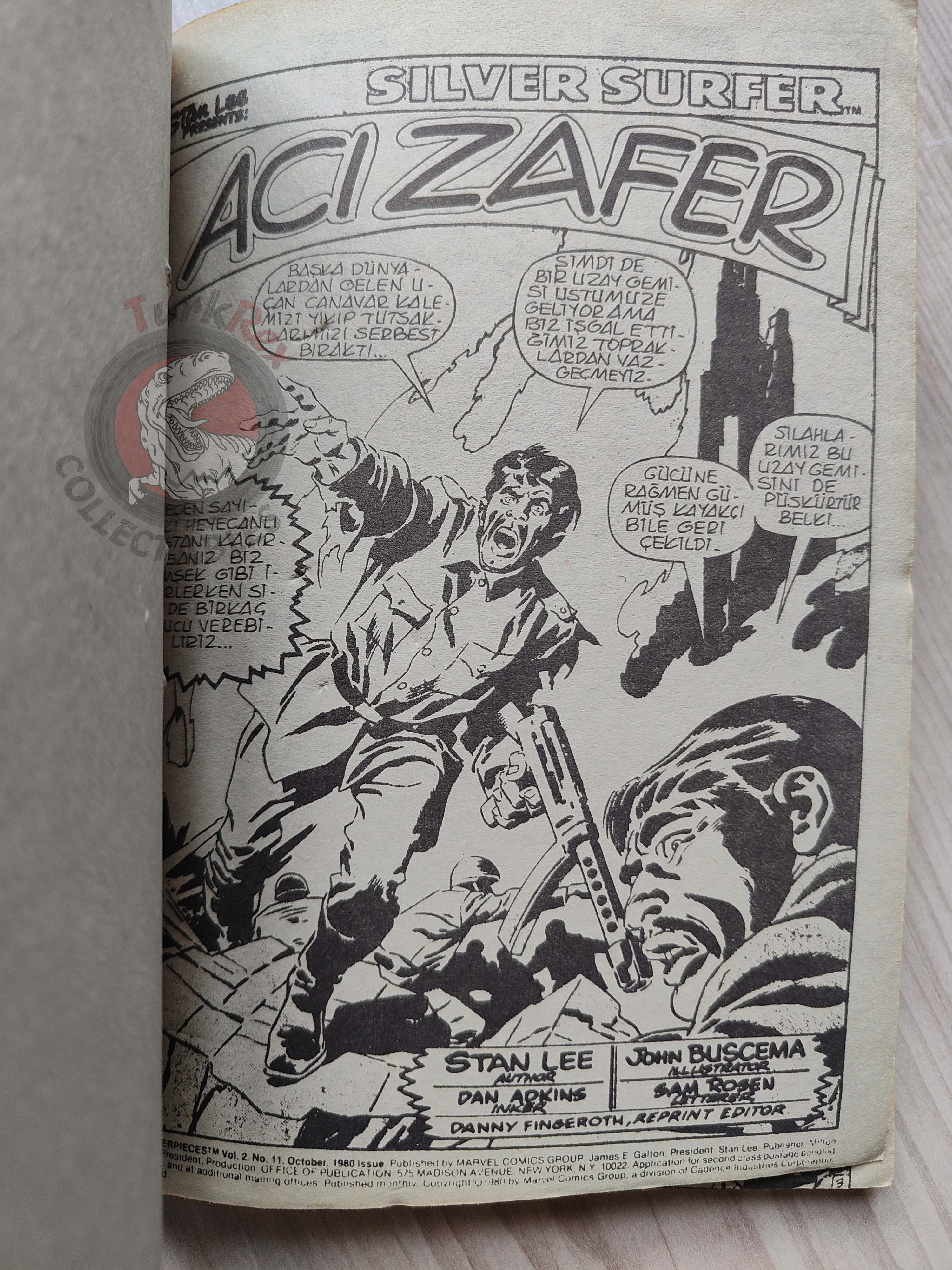 Silver Surfer Vol #4 1989 Turkish Comic Turkey #11 #12 #13 #17 #18 Fantastic Four #48
