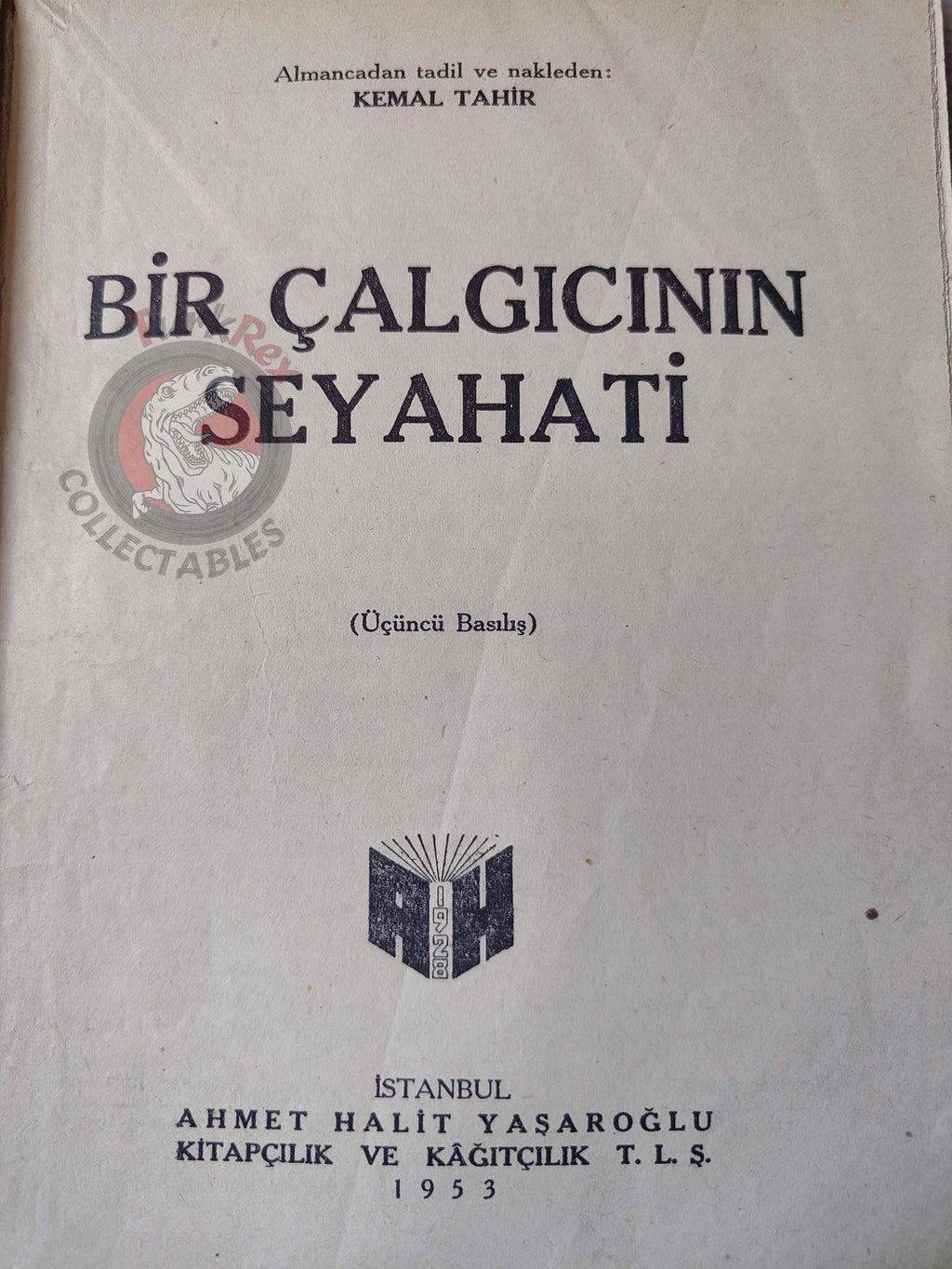 Joseph von Eichendorff – From the Life of a Good-for-Nothing 1953 Turkish Book Turkey