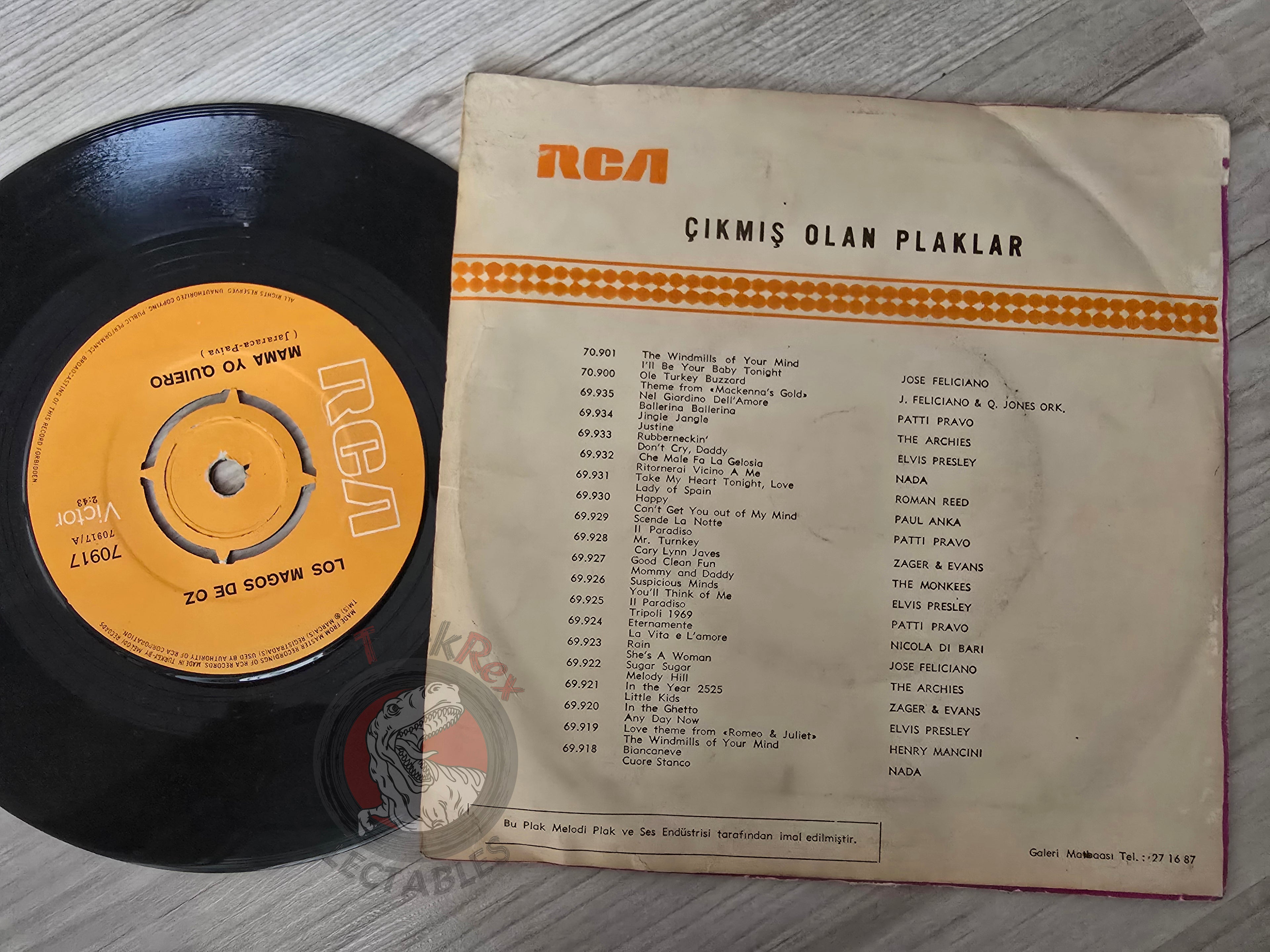 Los Magos De Oz – Mama Yo Quiero 7" Turkish Pressing Vinyl Turkey Edition