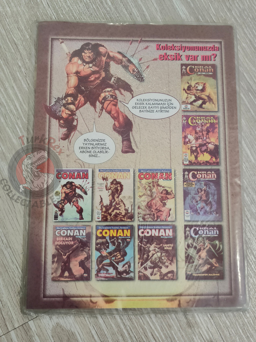 Conan #6 The Savage Sword of Conan #9 #11 Turkish Comic Turkey
