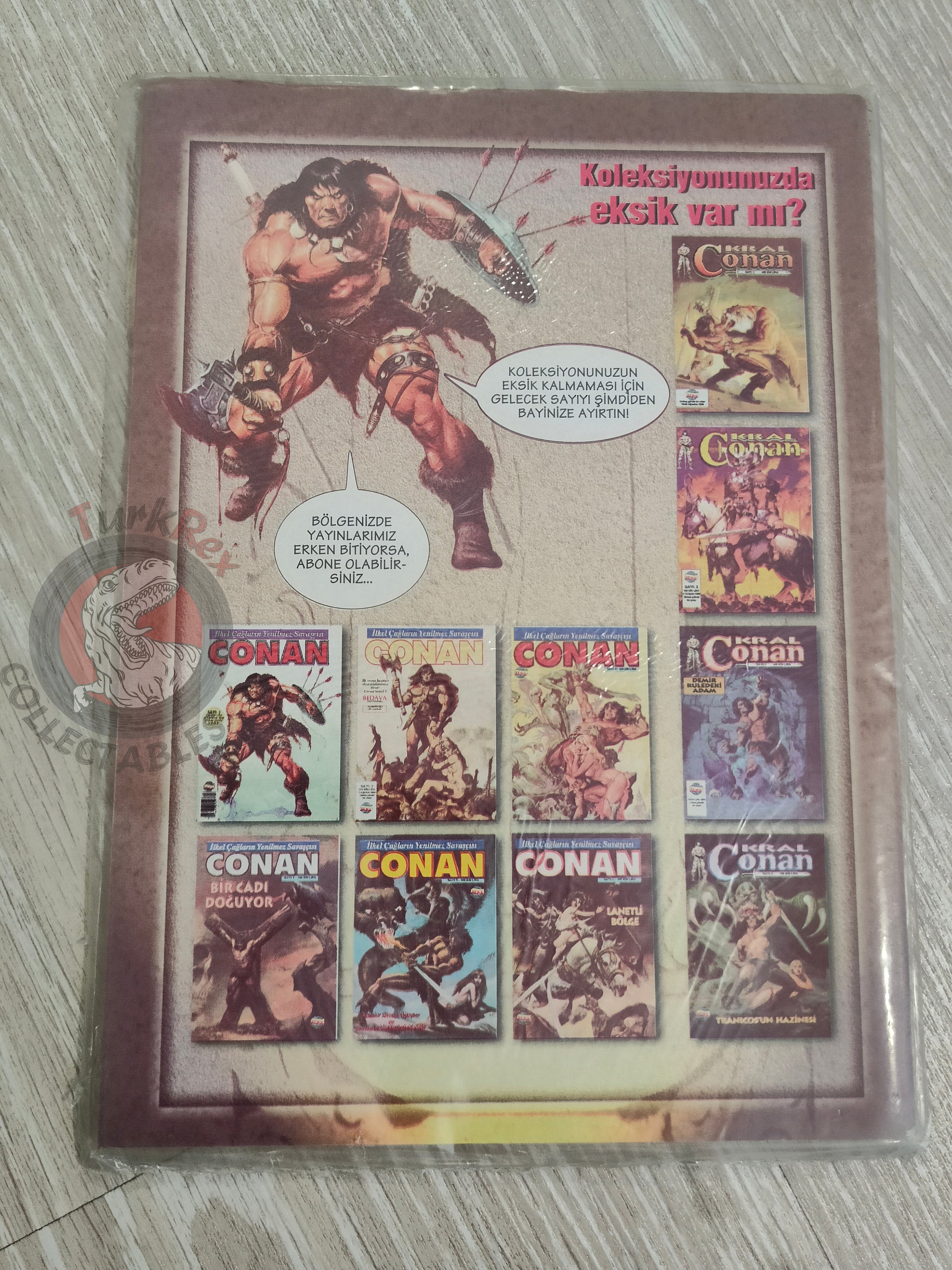 Conan #6 The Savage Sword of Conan #9 #11 Turkish Comic Turkey