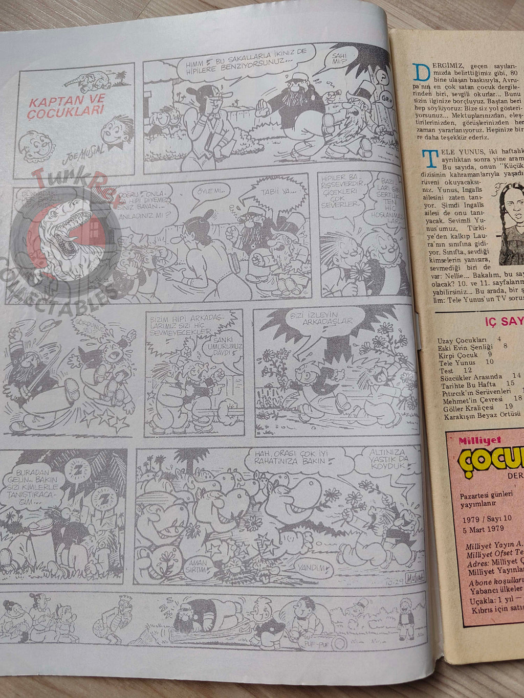 Milliyet Çocuk #10 1979 Turkish Comic Turkey Joyas Literarias Juveniles #61 Mayne Reid