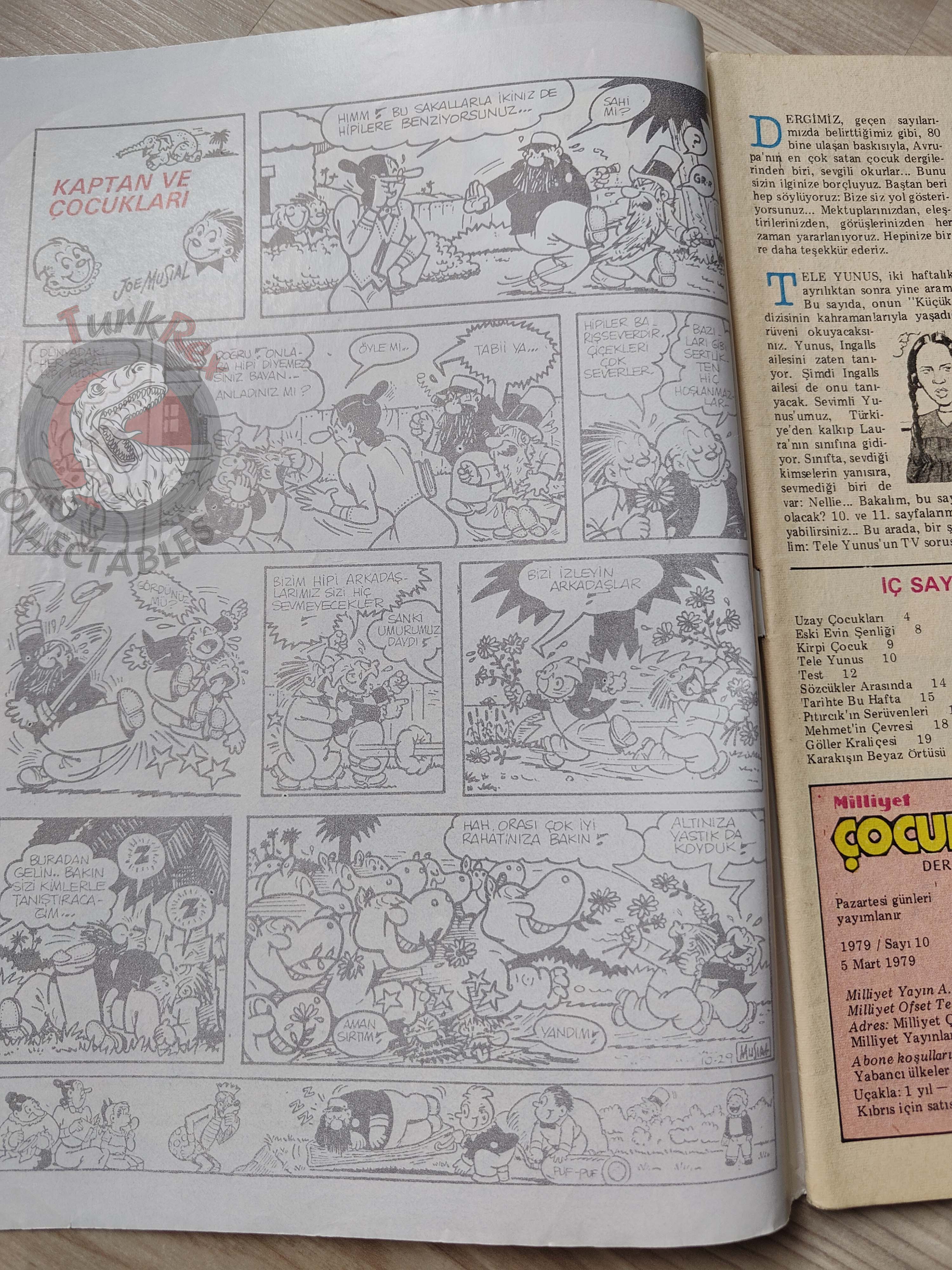 Milliyet Çocuk #10 1979 Turkish Comic Turkey Joyas Literarias Juveniles #61 Mayne Reid