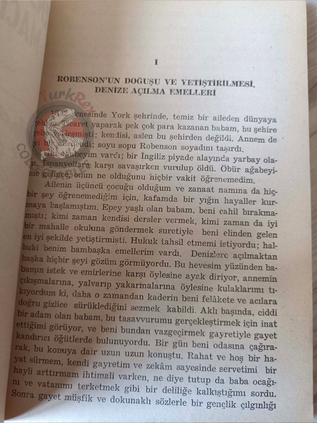 Daniel Defoe – Robinson Crusoe 1965 Turkish Book Turkey Illustrated