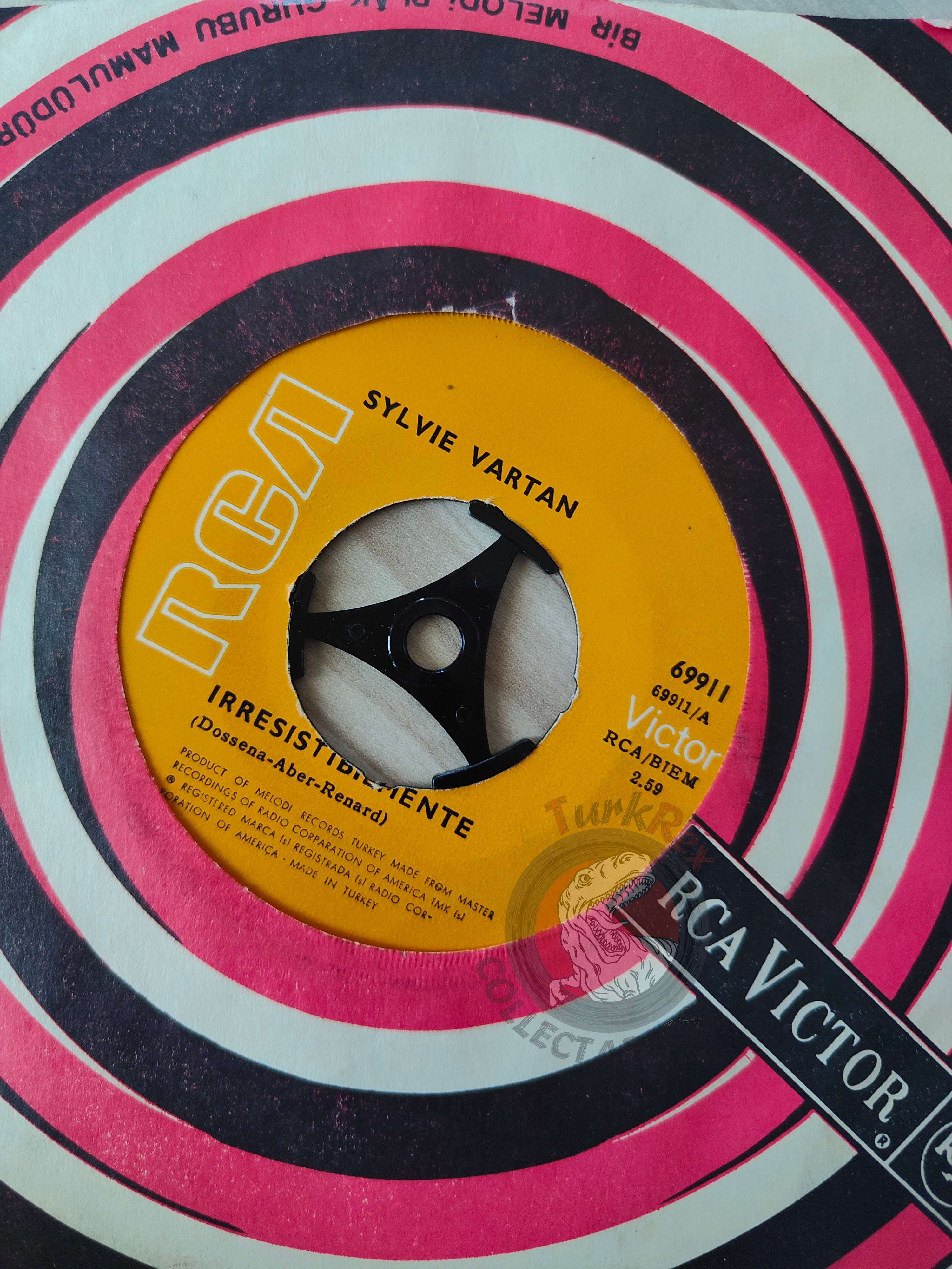 Sylvie Vartan – Irresistibilmente 7" Turkish Pressing Vinyl Turkey Edition