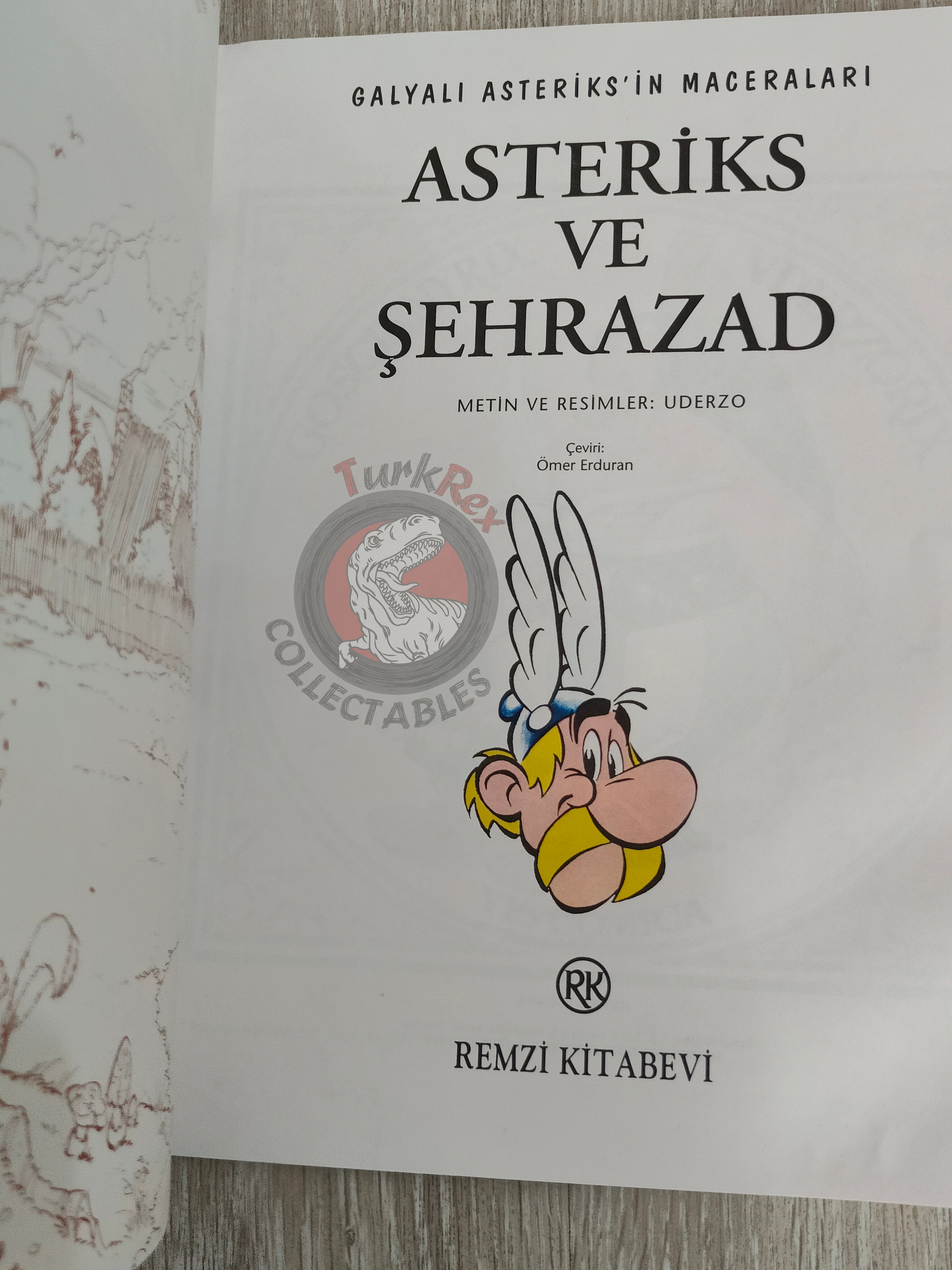 Asterix – Asterix and the Magic Carpet 1996 1st Edition Turkish Edition Comic Turkey