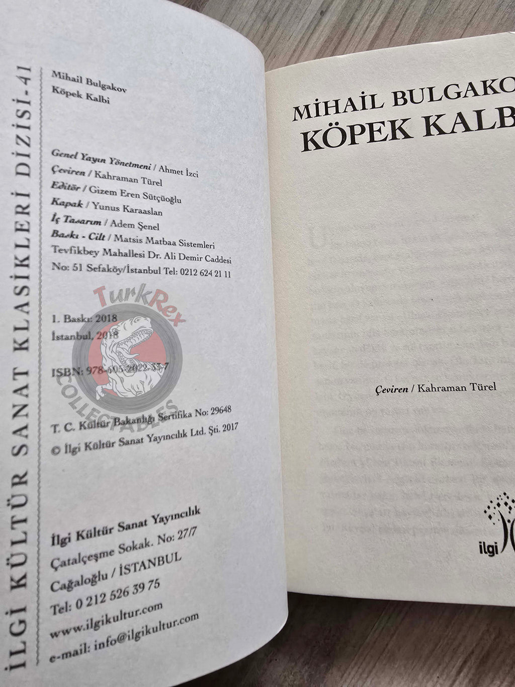 Mikhail Bulgakov – Heart of a Dog 2018 Turkish Book Turkey