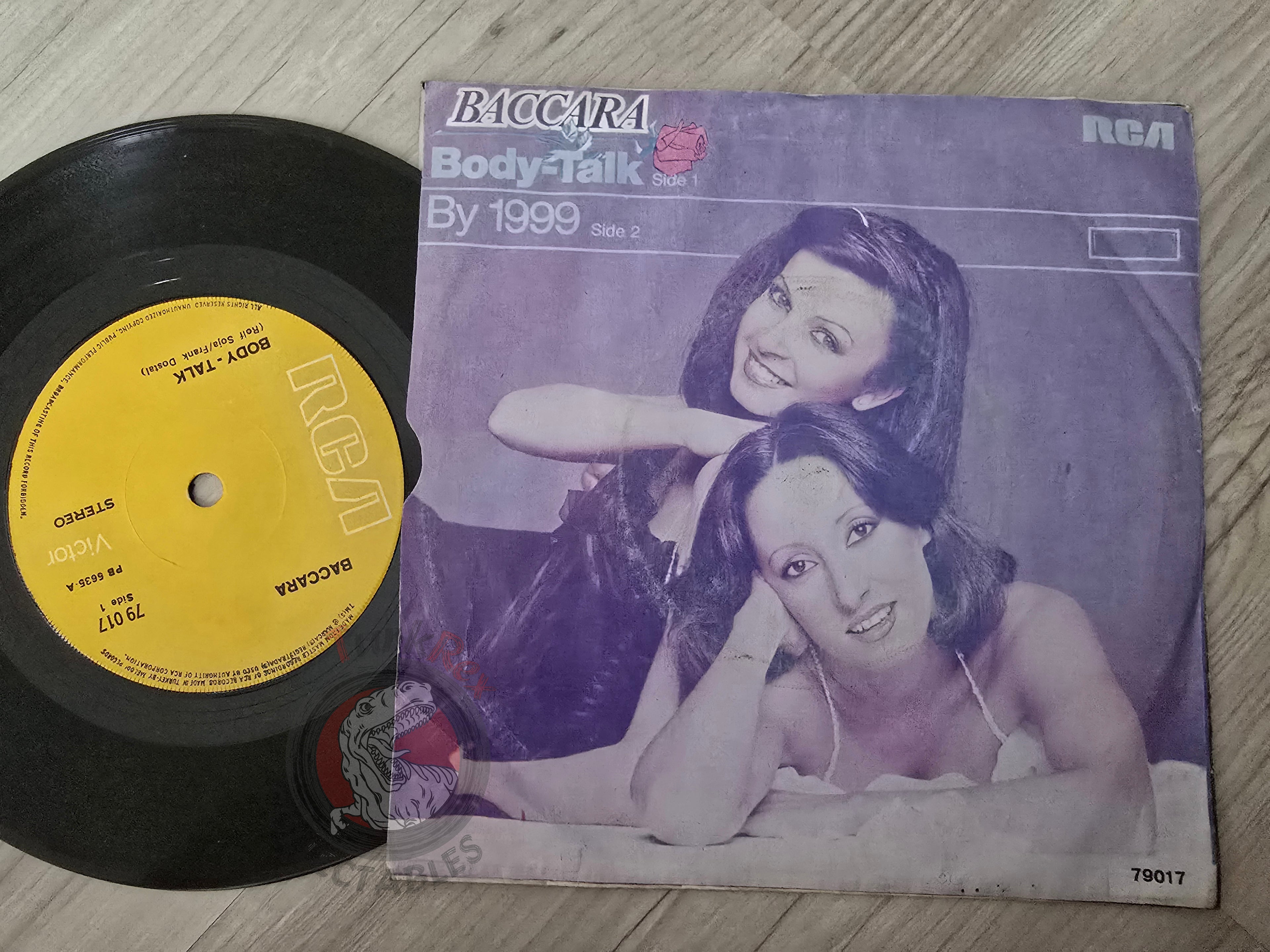 Baccara – Body-Talk 7" Turkish Pressing Vinyl Turkey Edition