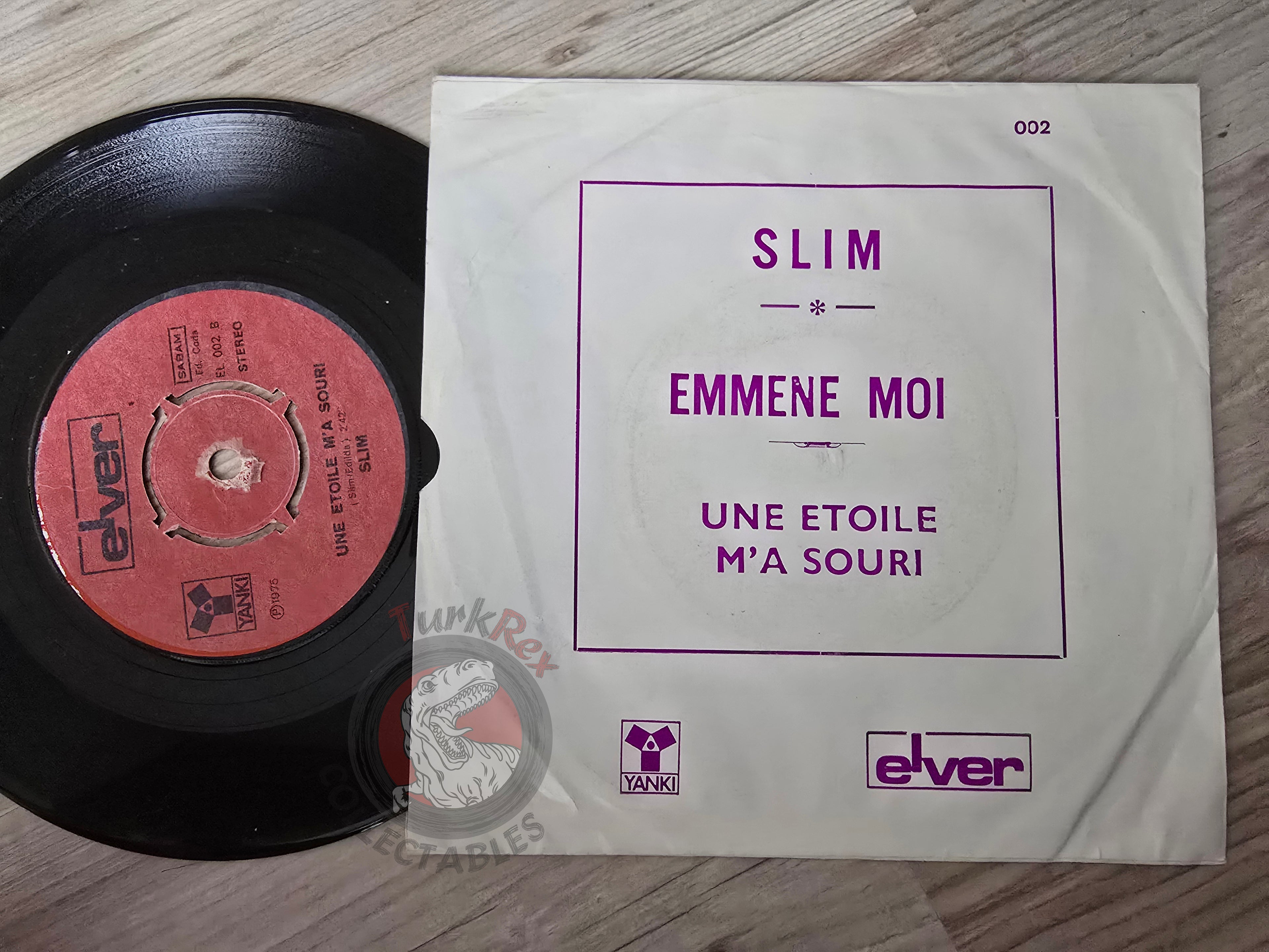 Slim – Emmène-Moi 7" Turkish Pressing Vinyl Turkey Edition