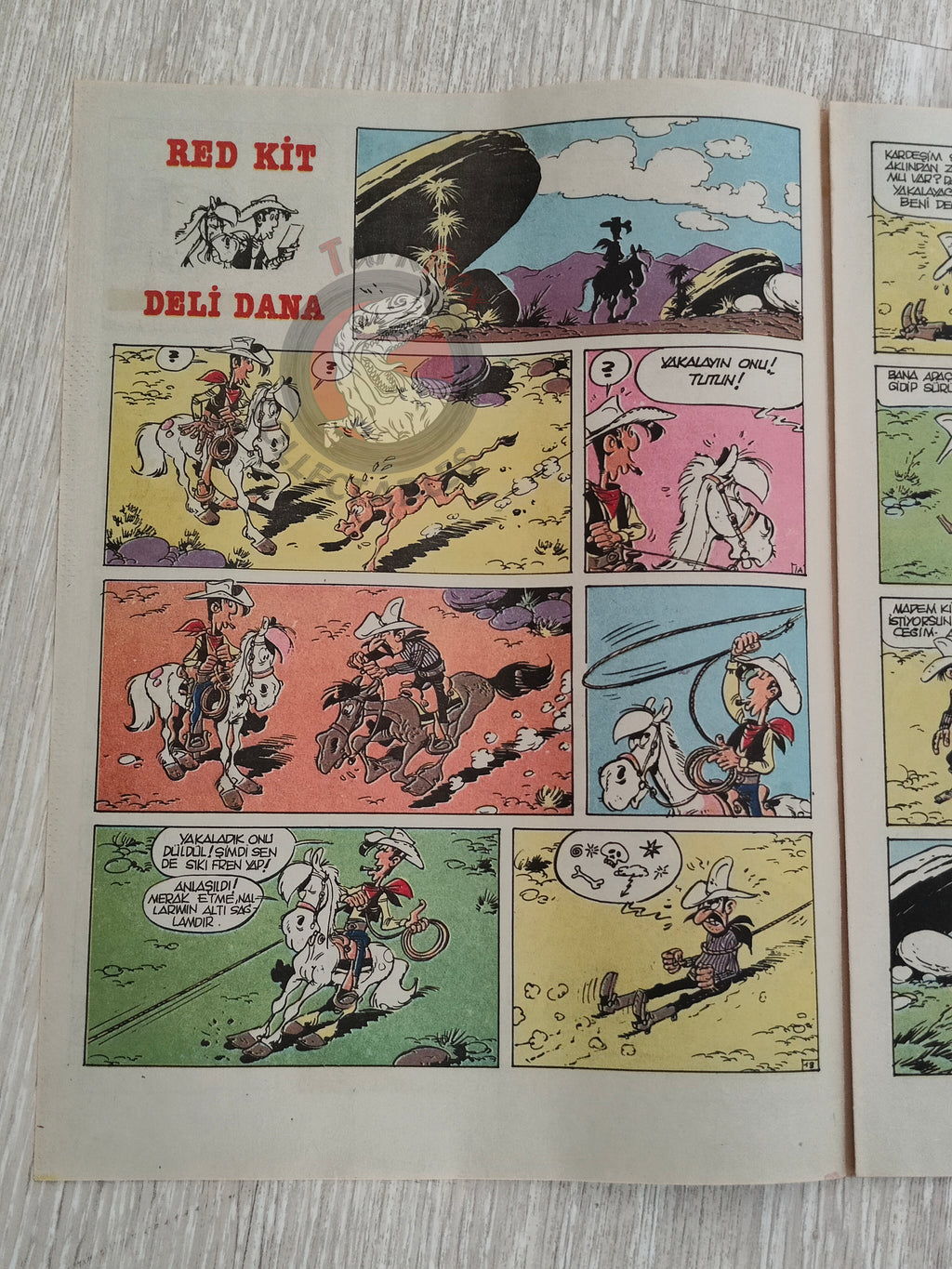 Milliyet Çizgi Roman #5 1988 Turkish Comic Turkey Belle Star Mr. Abernathy Green Force Five
