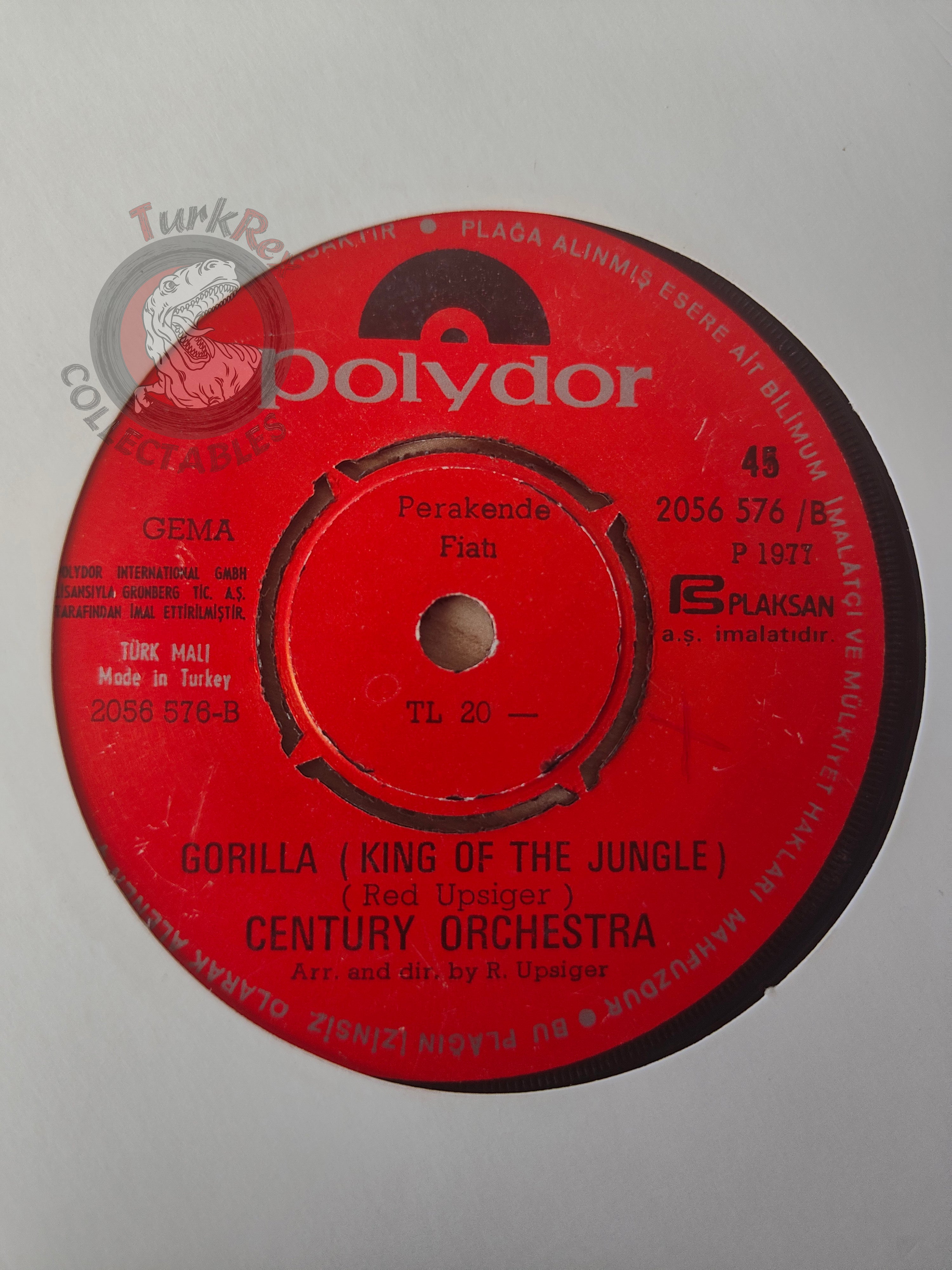 Century Orchestra – King-Kong OST 7" Turkish Pressing Vinyl Turkey Edition 2