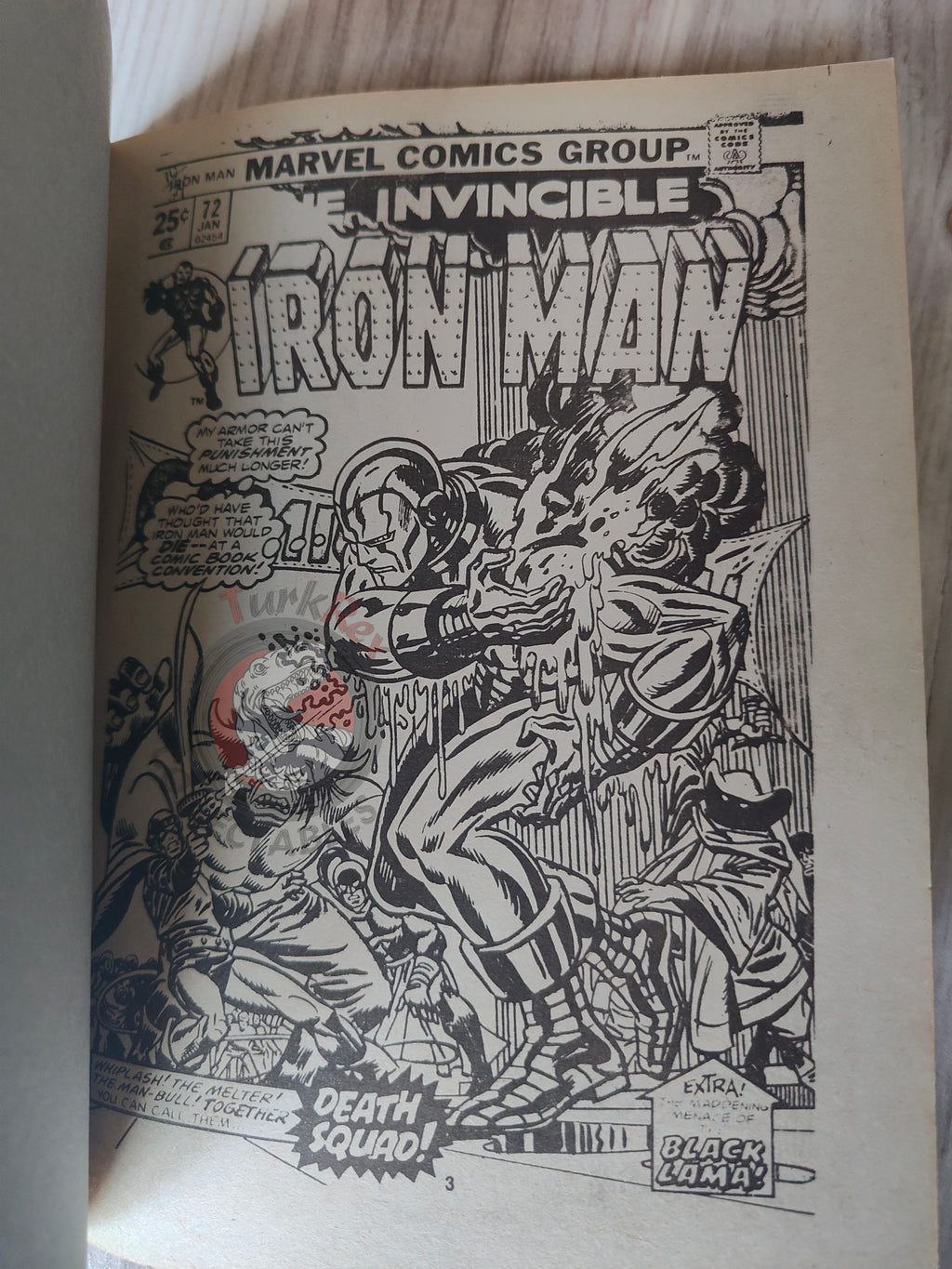Iron Man #2 Demir Adam 1989 Turkish Comic Turkey #72 #73 #74 #75