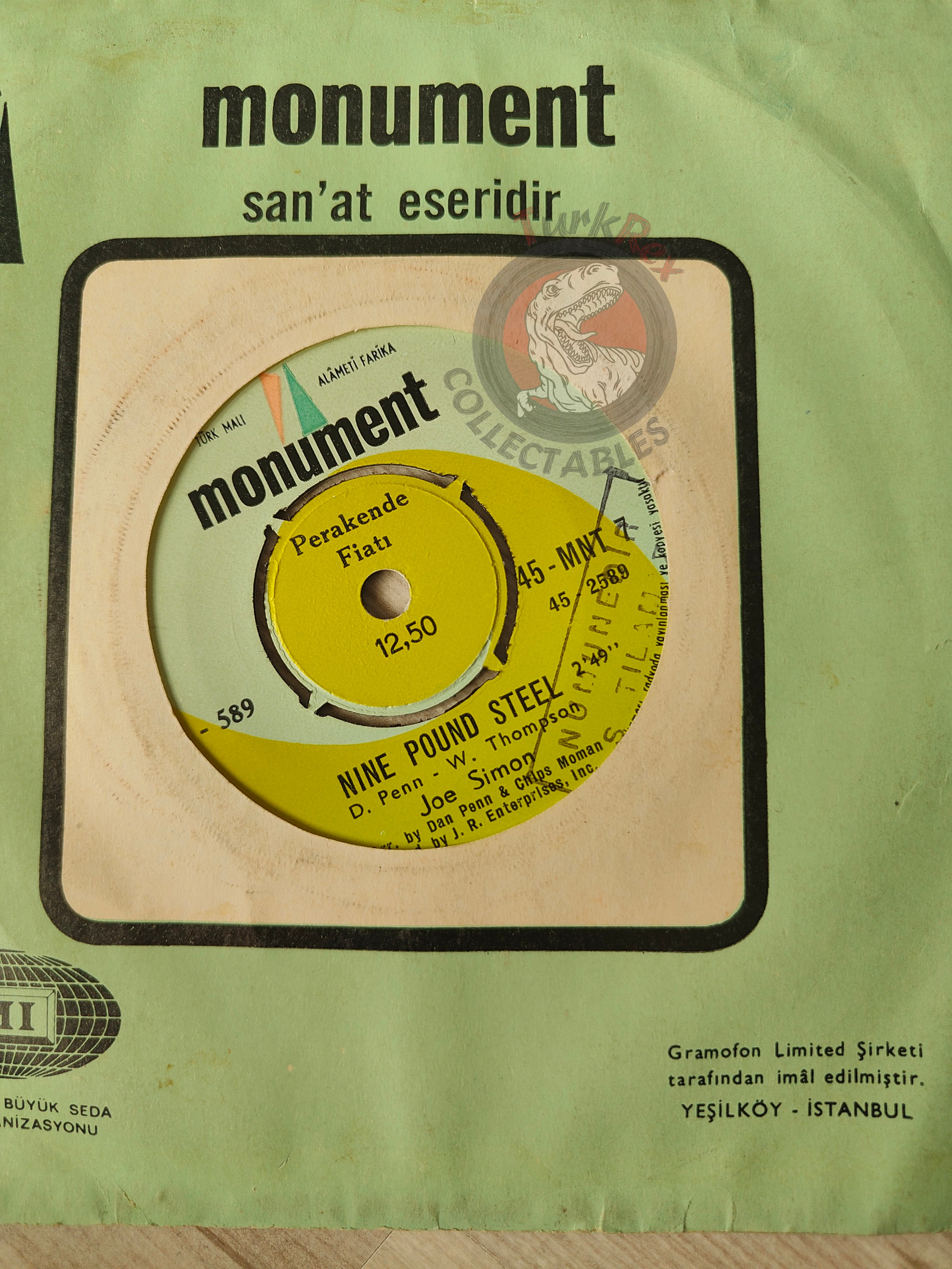 Joe Simon – Put Your Trust In Me 7" Turkish Promo Pressing Vinyl Turkey Edition