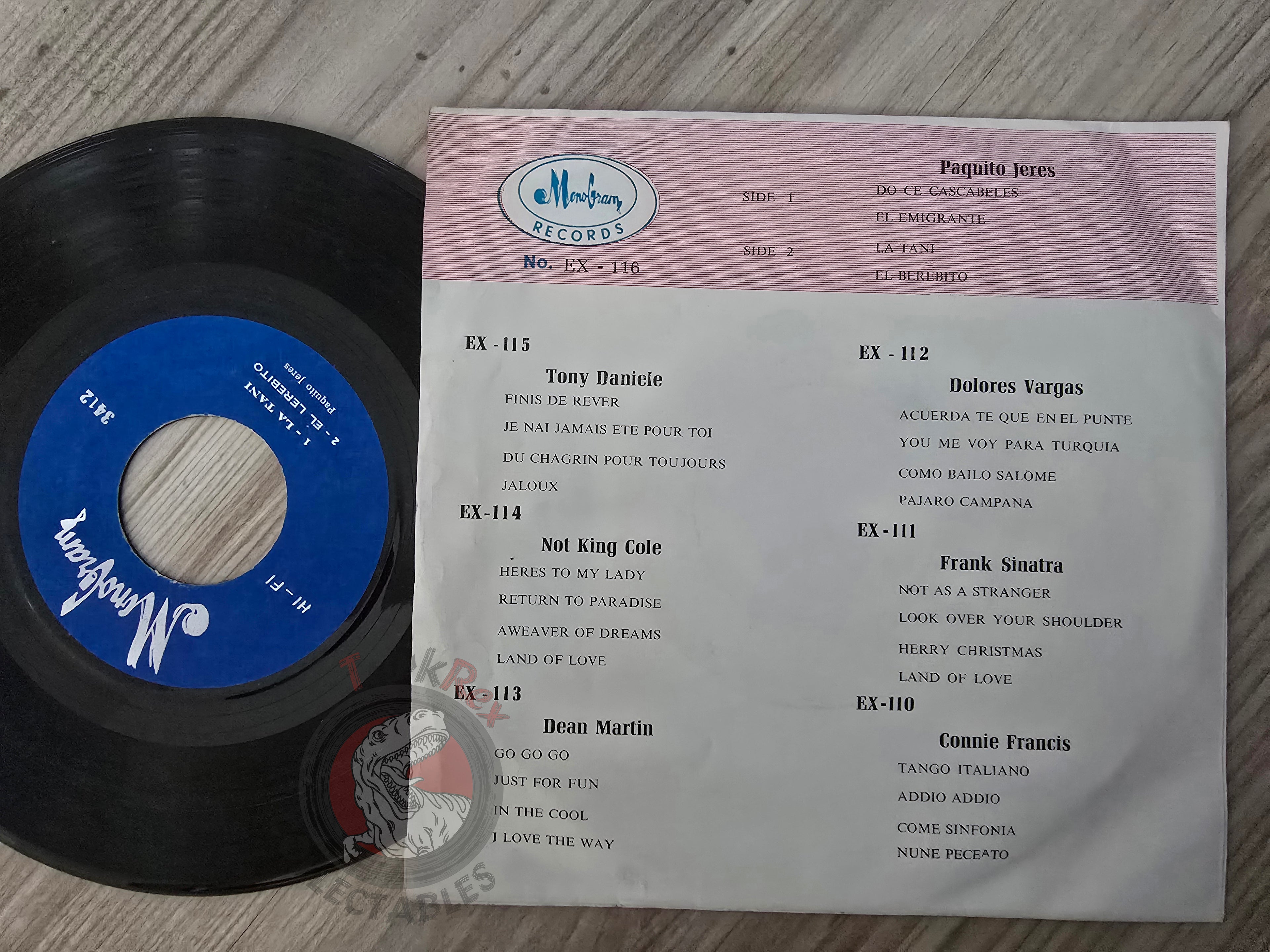 Paquito Jerez – Doce Cascabeles  7" Iran Pressing Vinyl Iranian Edition