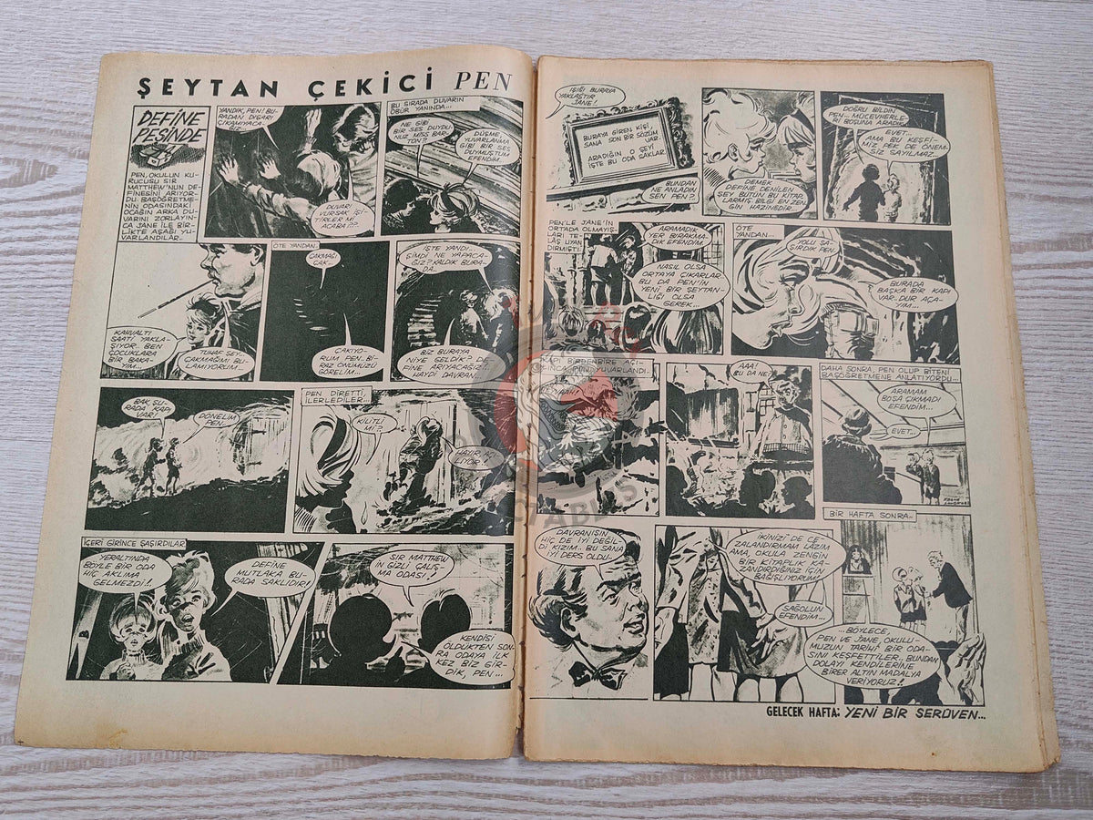 Doğan Kardeş 1969 Magazine #35 Turkish Comic Turkey Pinocchio, Captain Scarlet, Lady Penelope